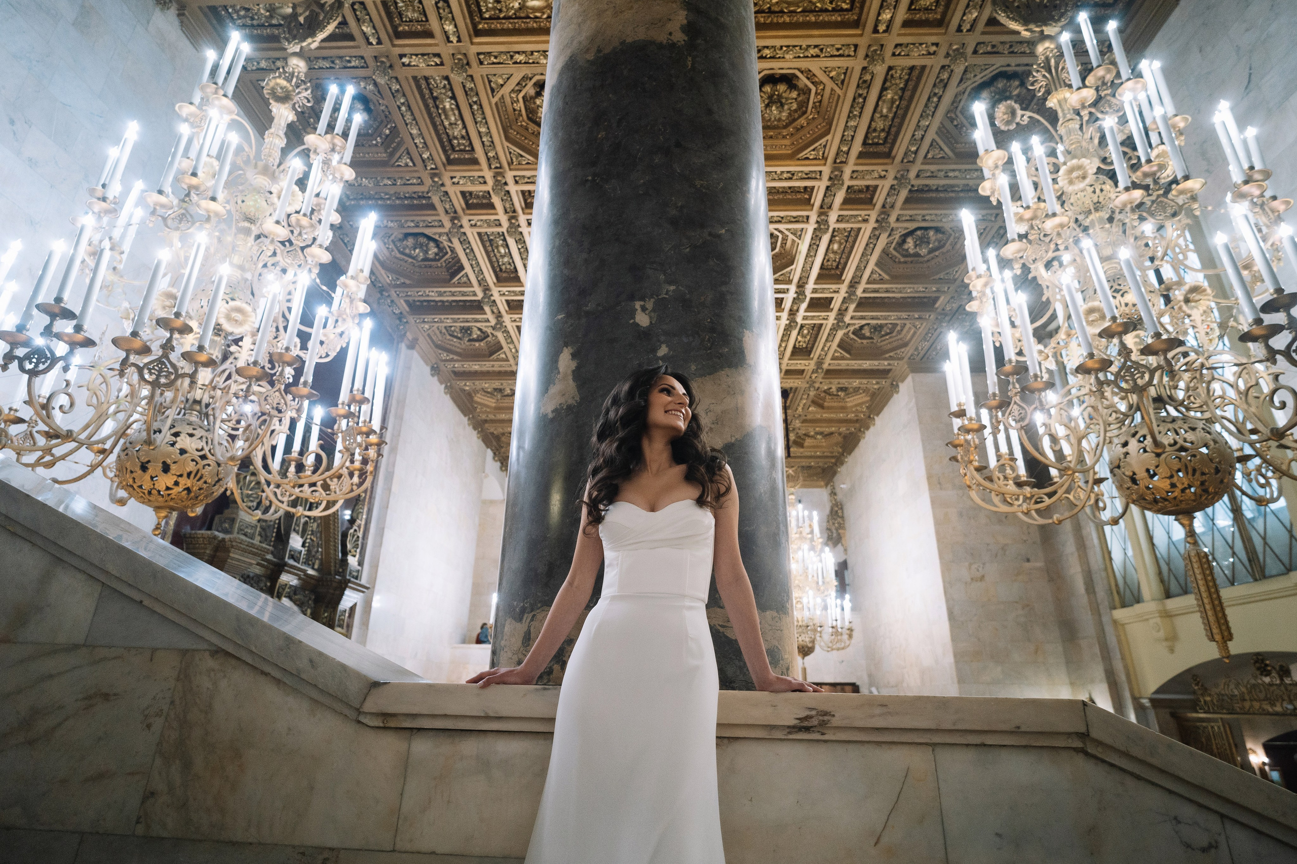 Свадебная фотосессия Лилии и Романа, прогулка в центре Москвы. Свадебный фотограф в Тамбове Павел Четвертков