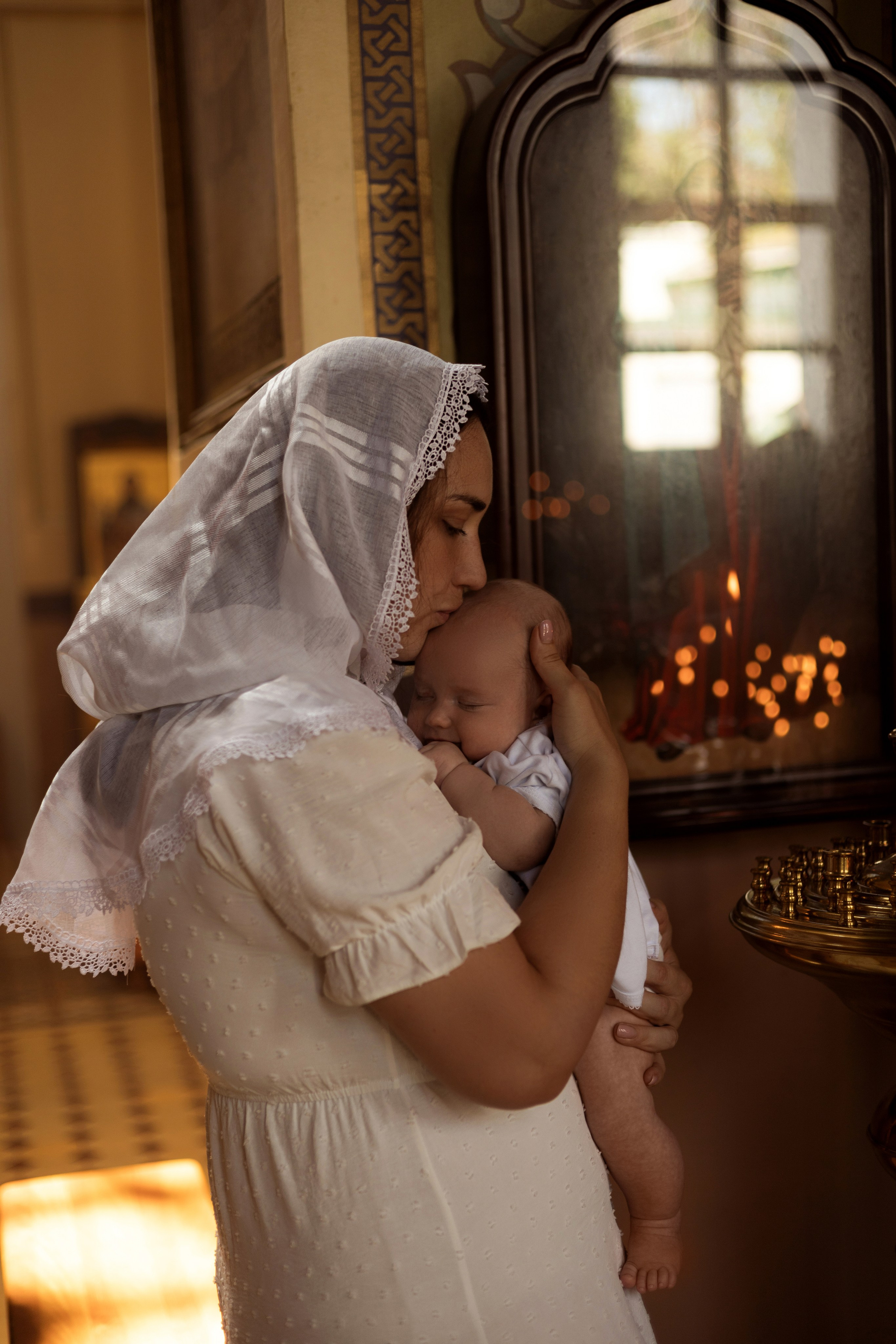 Таинство крещения. Фотограф новорожденных Саратов