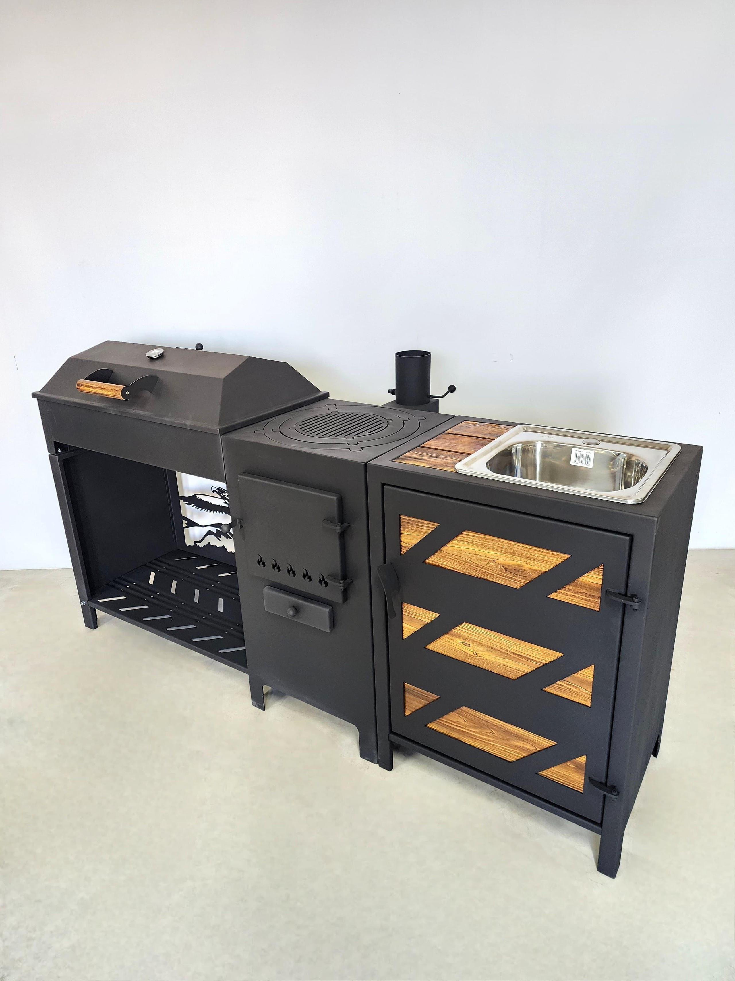 Джета с мойкой. Купить / заказать мангал для дома в Краснодаре от производителя «Мангал Мастер»