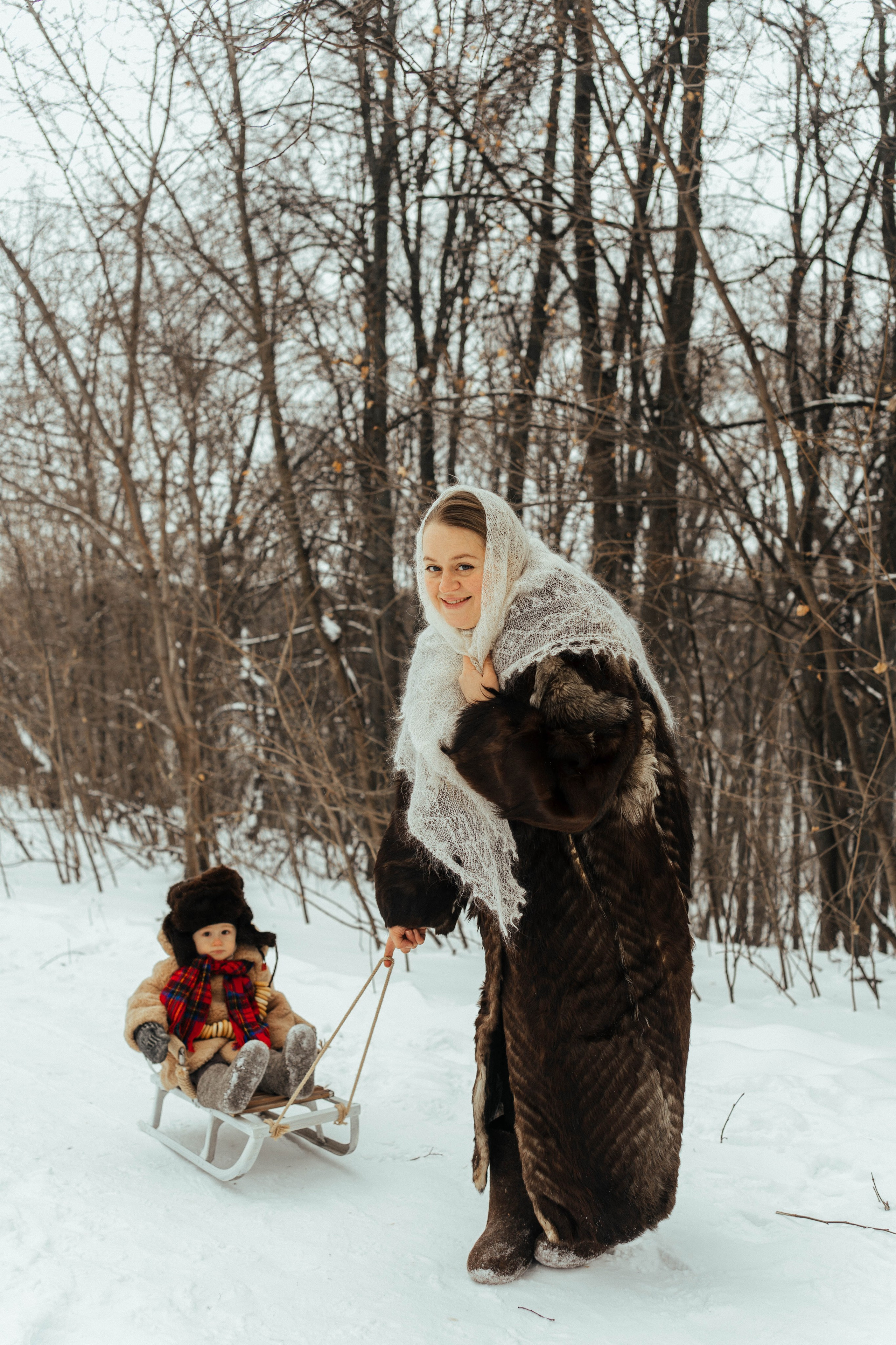 Фотопроект «Зимний лес». Семейный и детский фотограф новорожденных Ульяновск