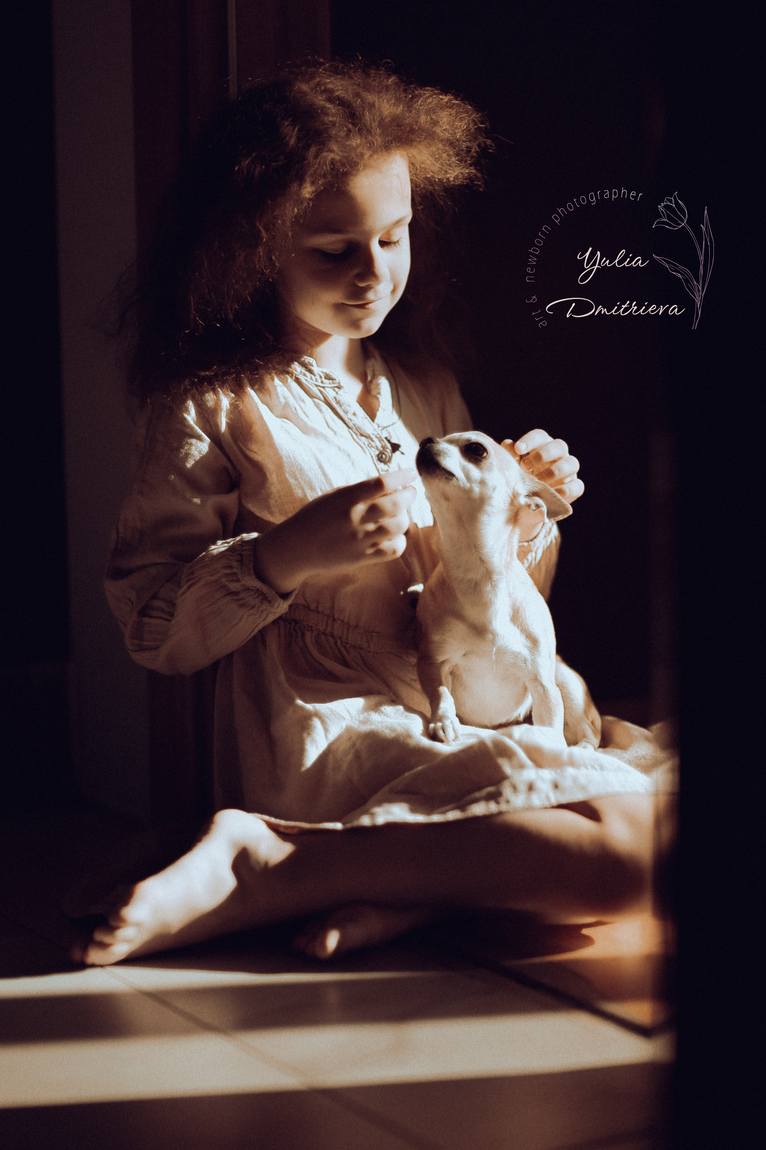 Рембрандт, девочкаисобака