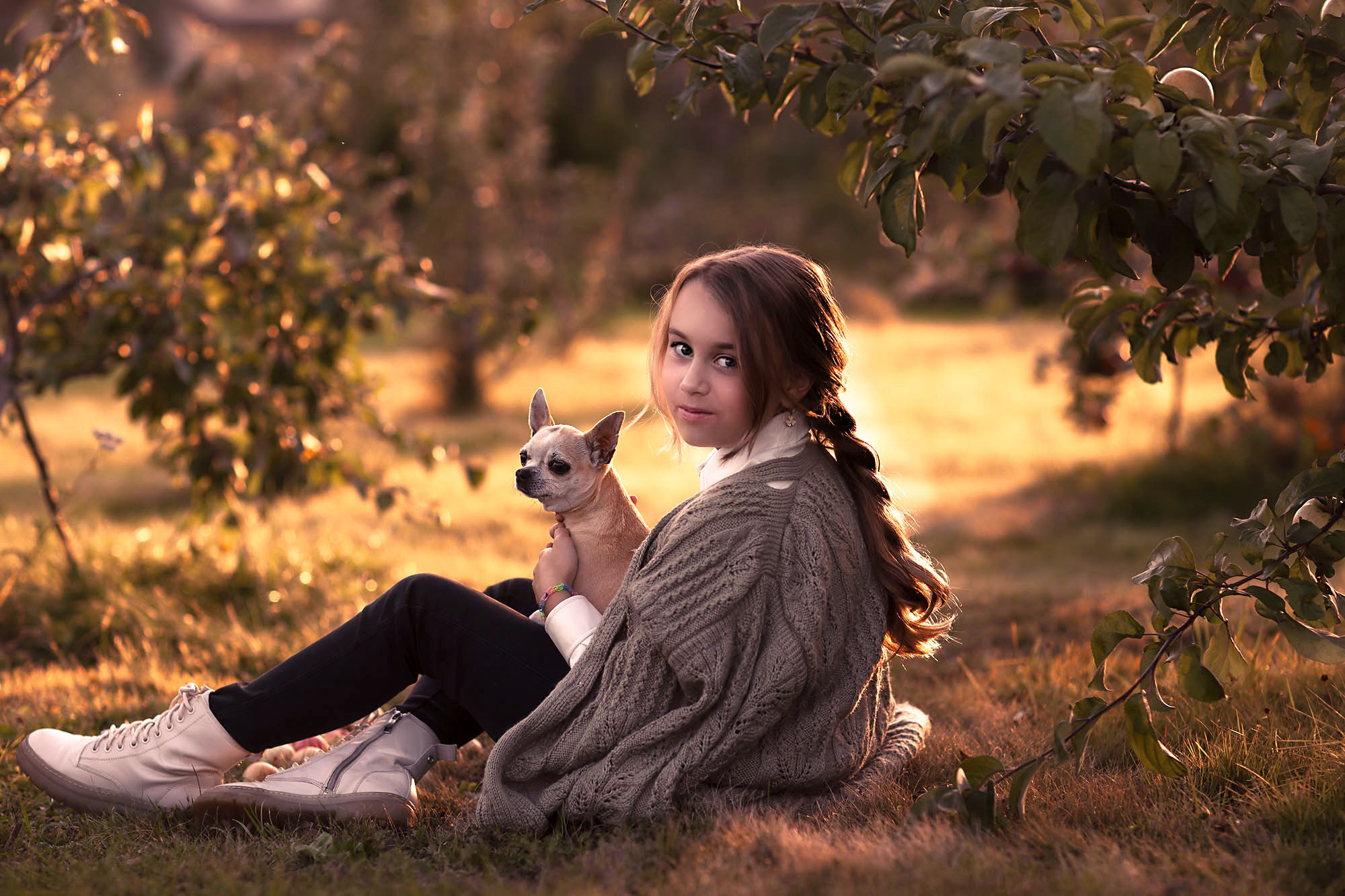 девочкаисобака