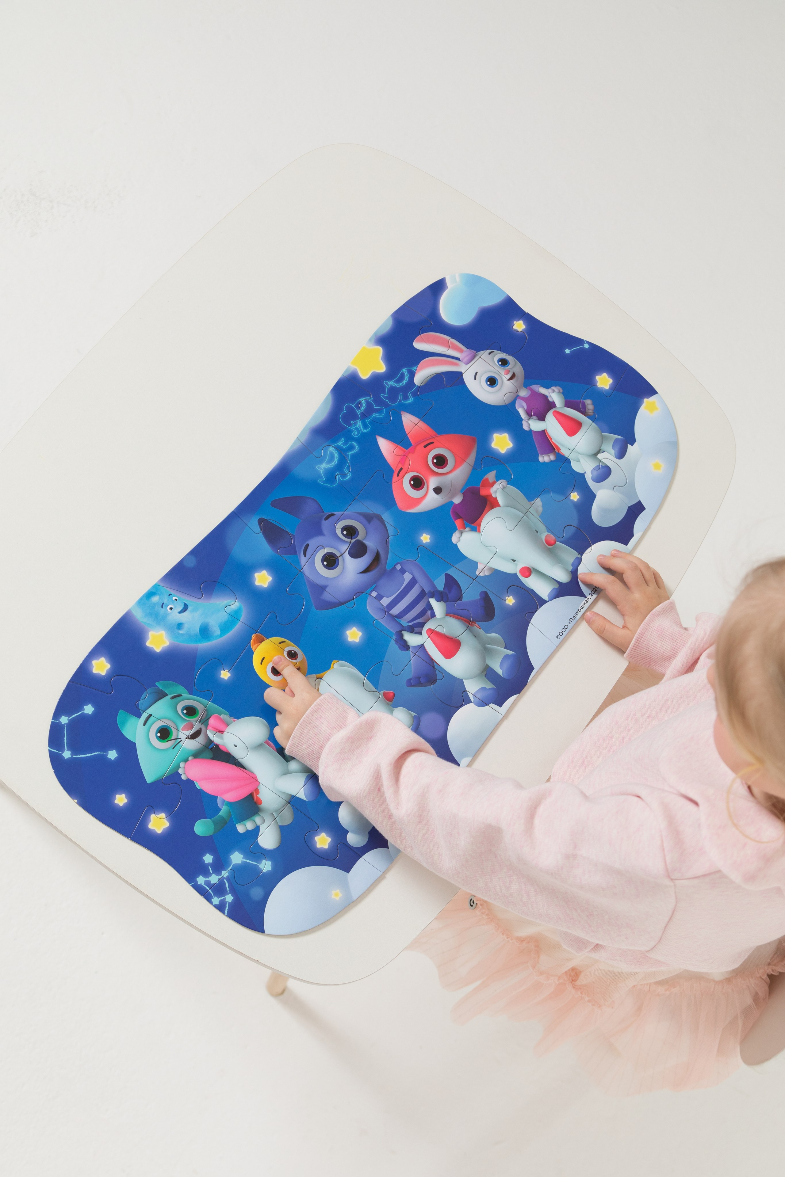 Имиджевая и каталожная съёмка для бренда детских пазлов. Детский и контент фотограф Надя Волкова Санкт-Петербург