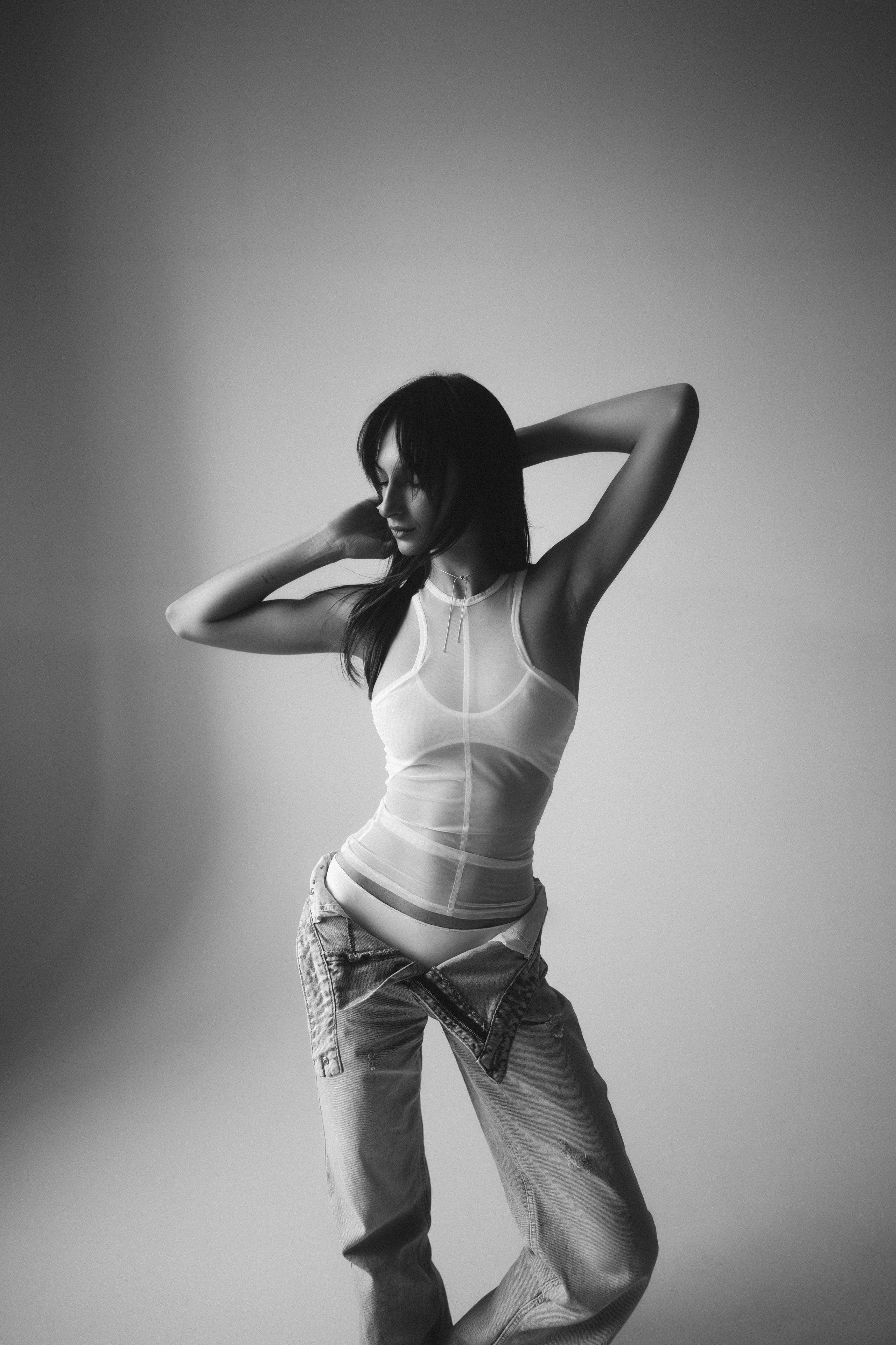 Фотосессия на циклораме с Ириной в студии DeLight