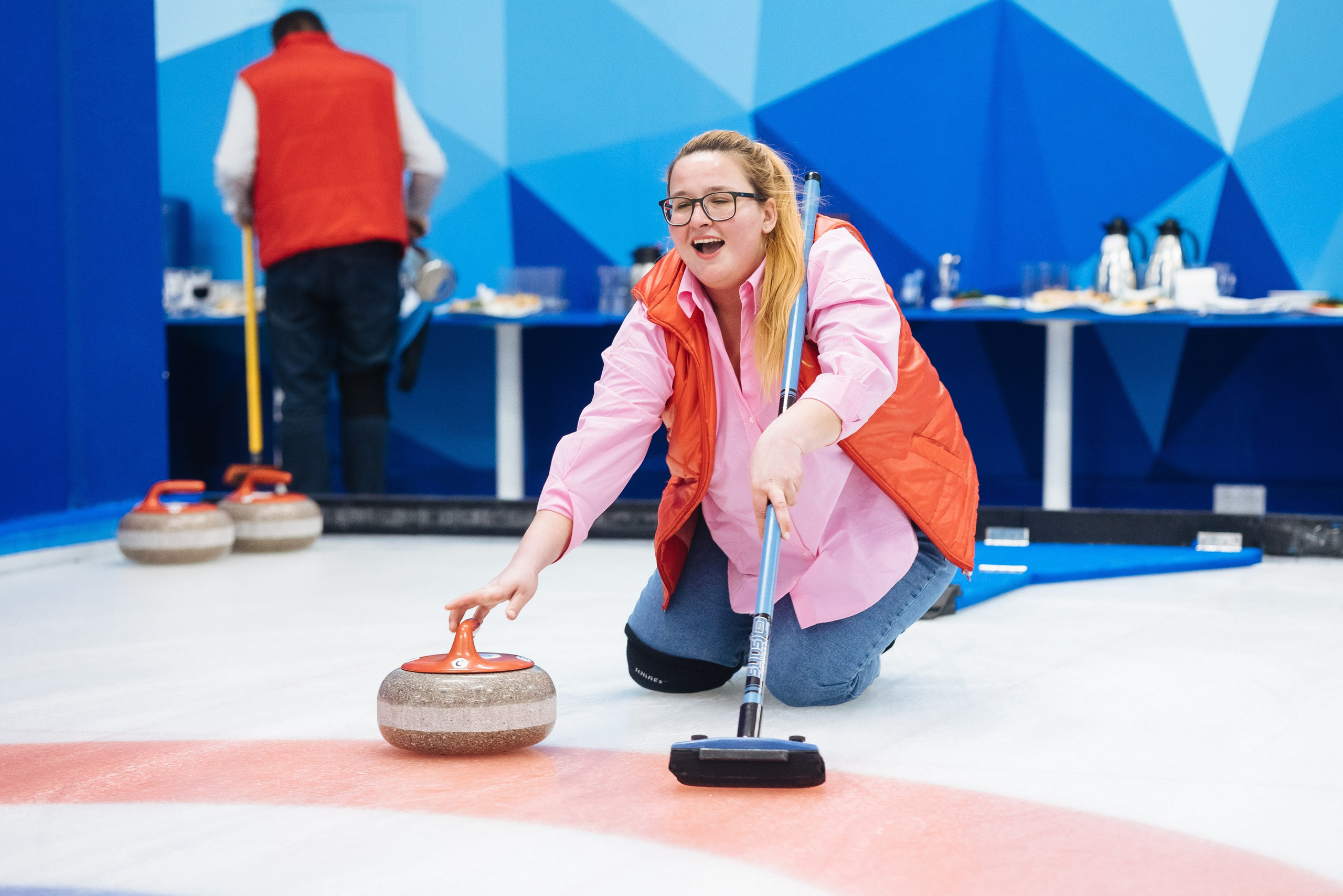 Корпоратив в кёрлинге. Свадебный и семейный фотограф Екатерина Иванова