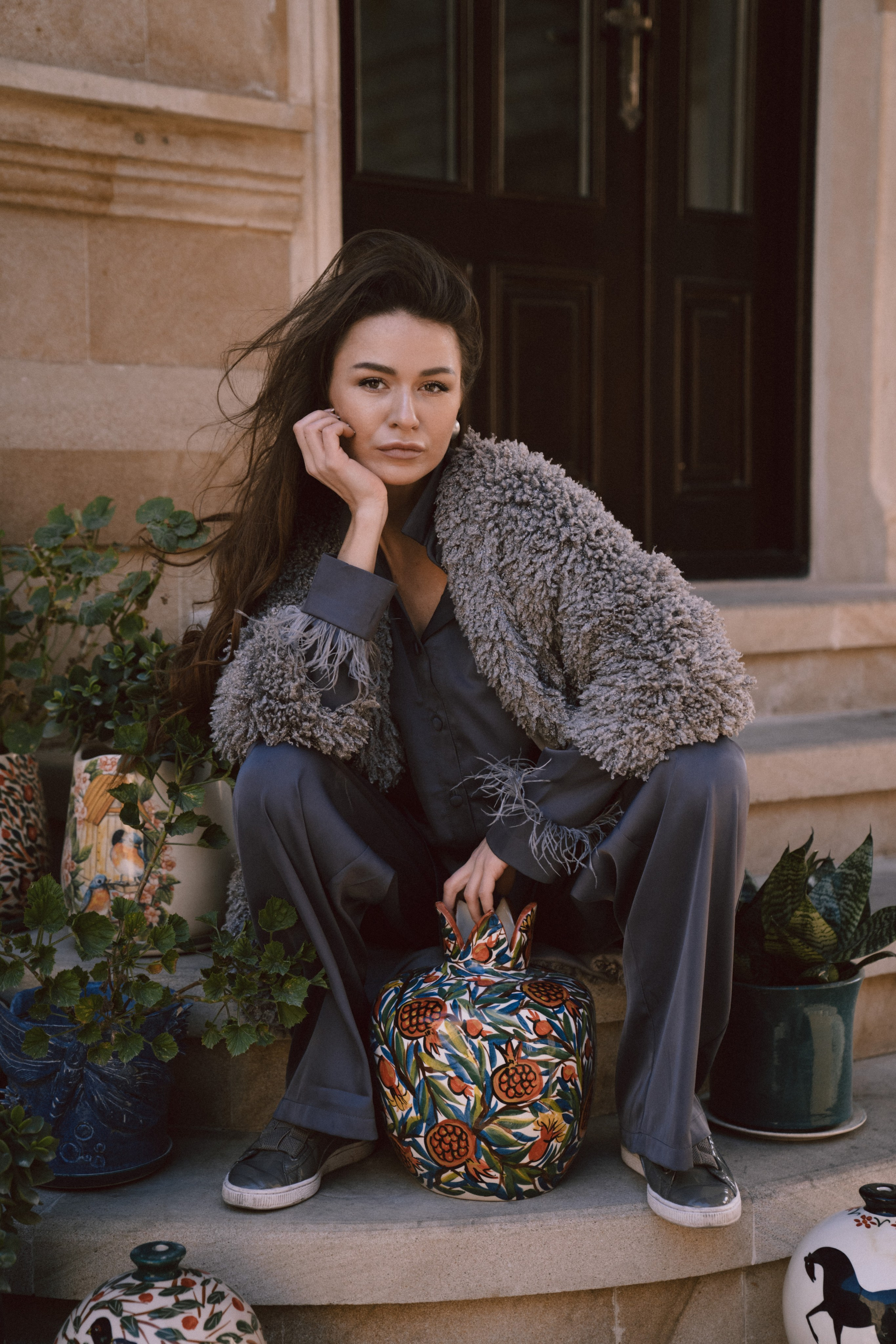 Екатерина в старом городе Баку. Фотограф в Баку Екатерина Ракитянская