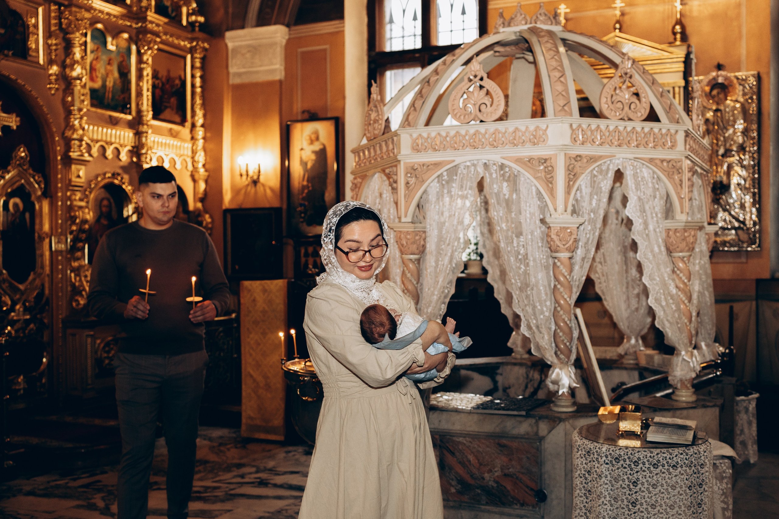 Крещение в Храме Воскресения Словущего в Даниловской Слободе. Главная