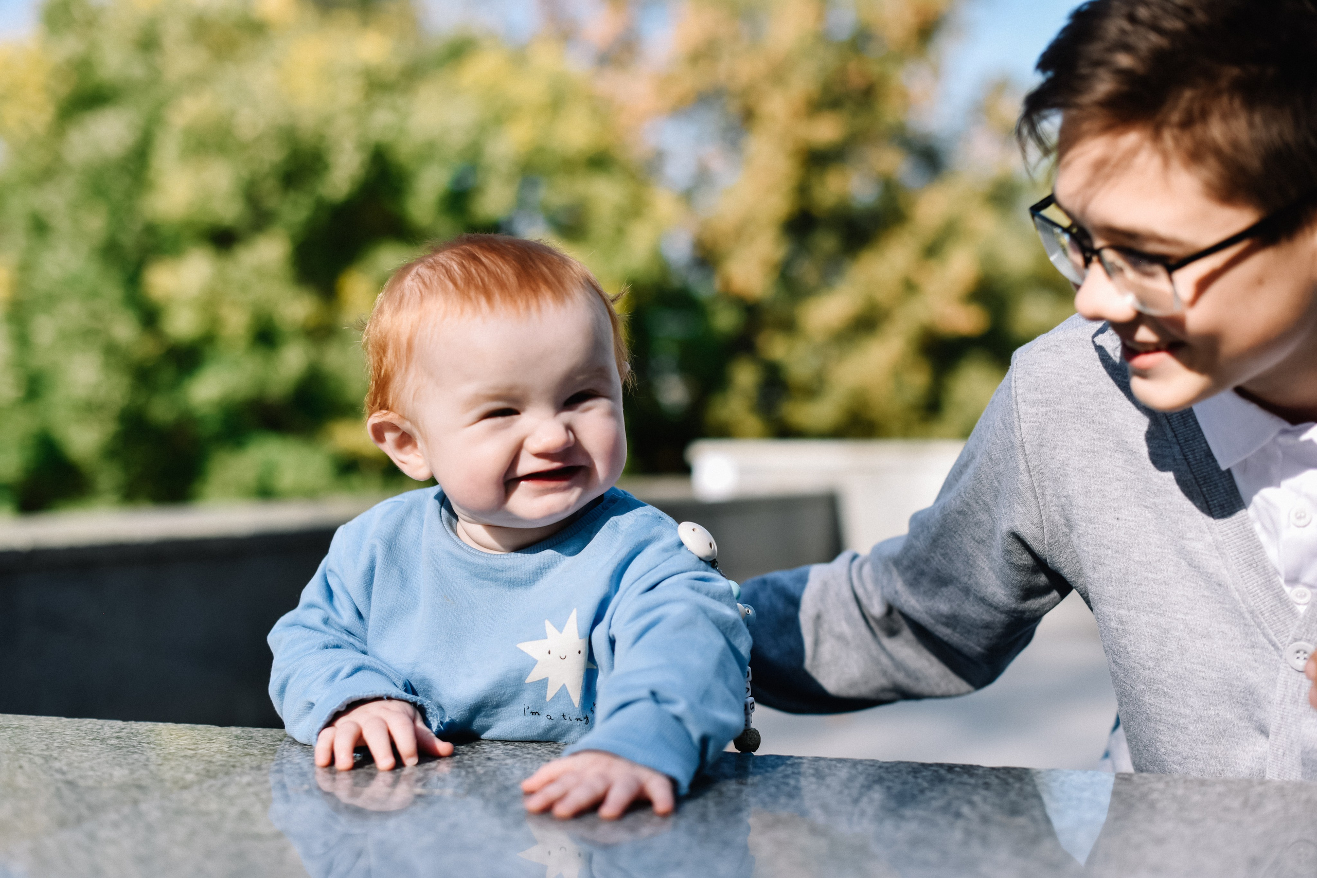 Прогулка Олеси, Льва и Ванечки