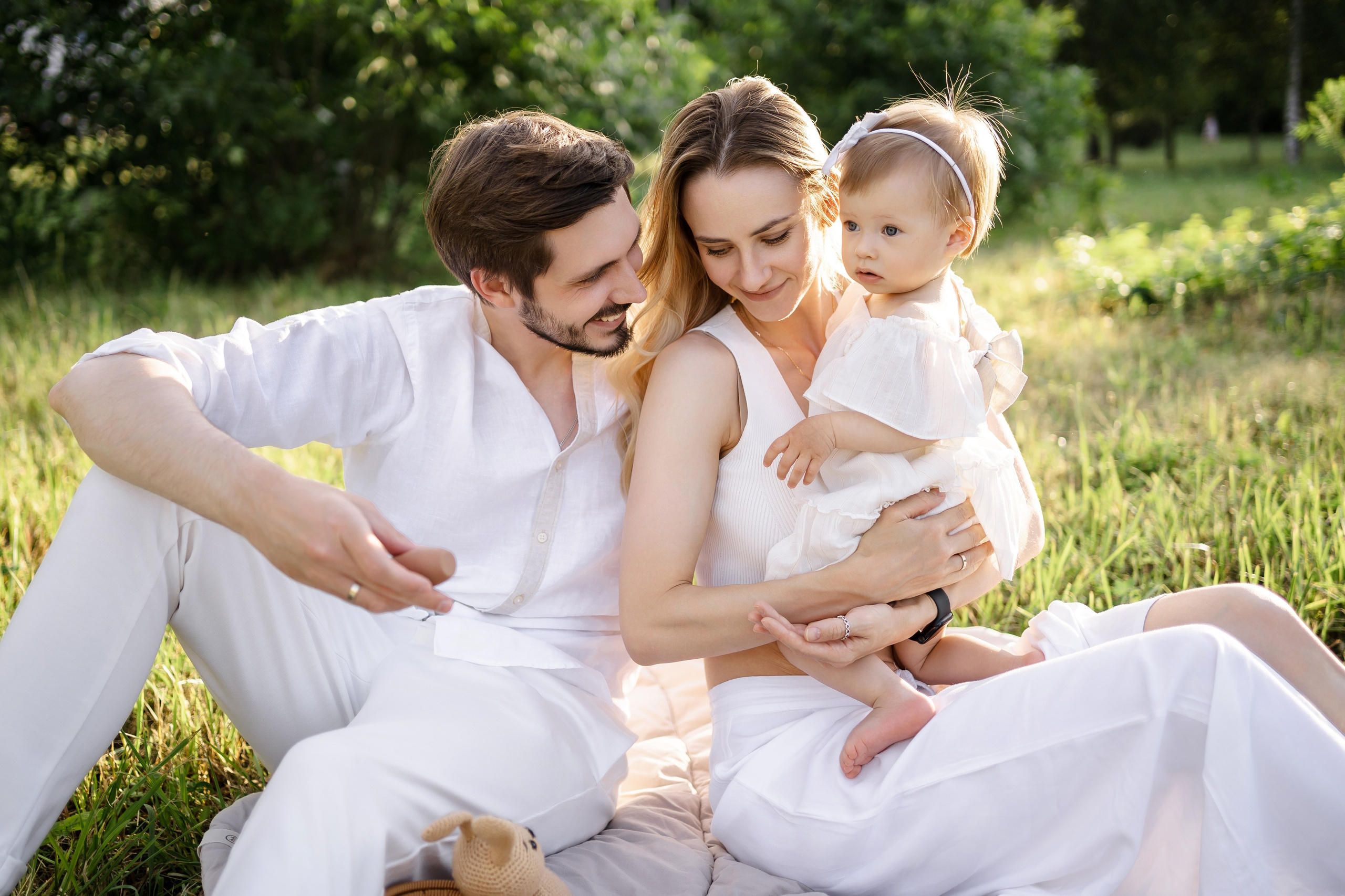 Олеся, Денис и Даниэла. Свадебный фотограф в Москве Яна Деньгина