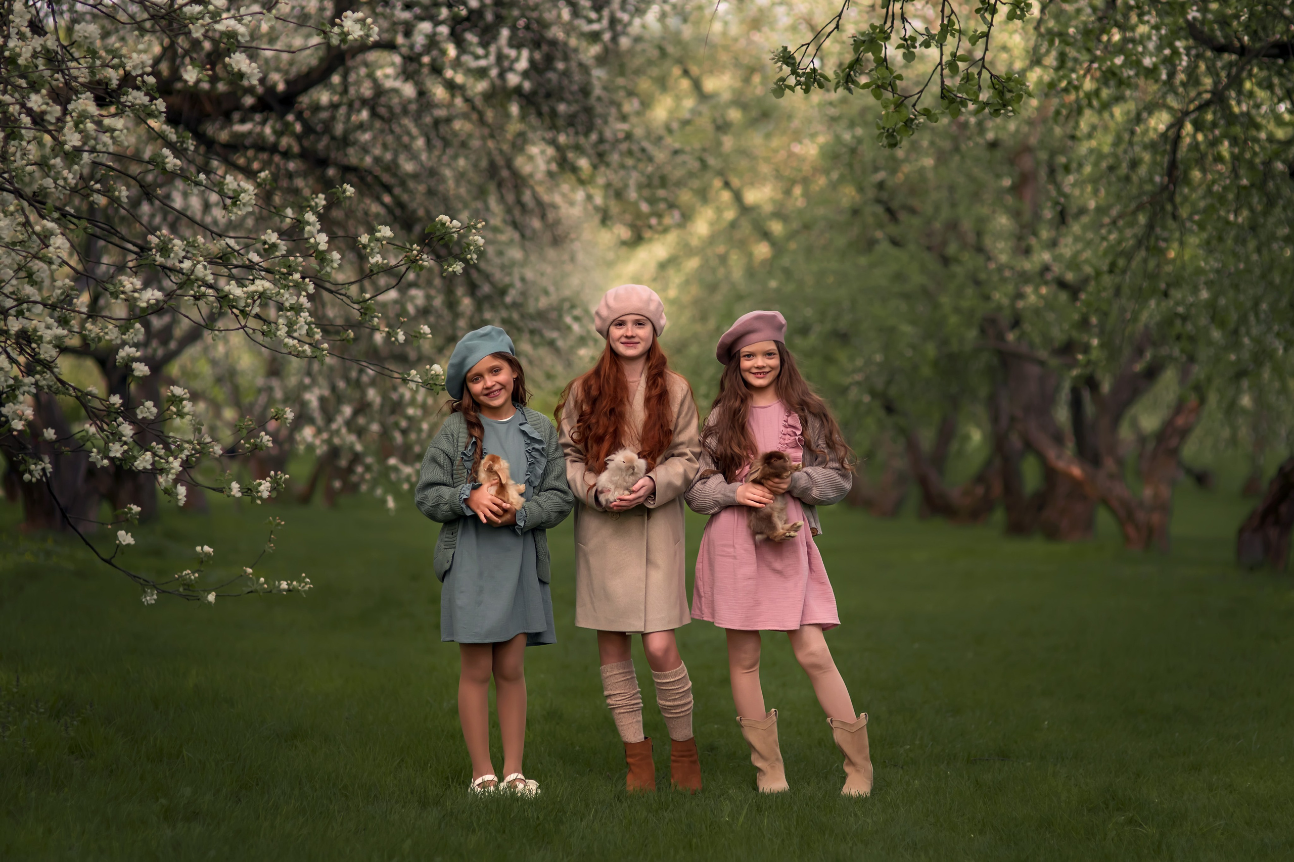 Фотосессия в цветении. Семейный и женский фотограф в Москве Ирина Романова