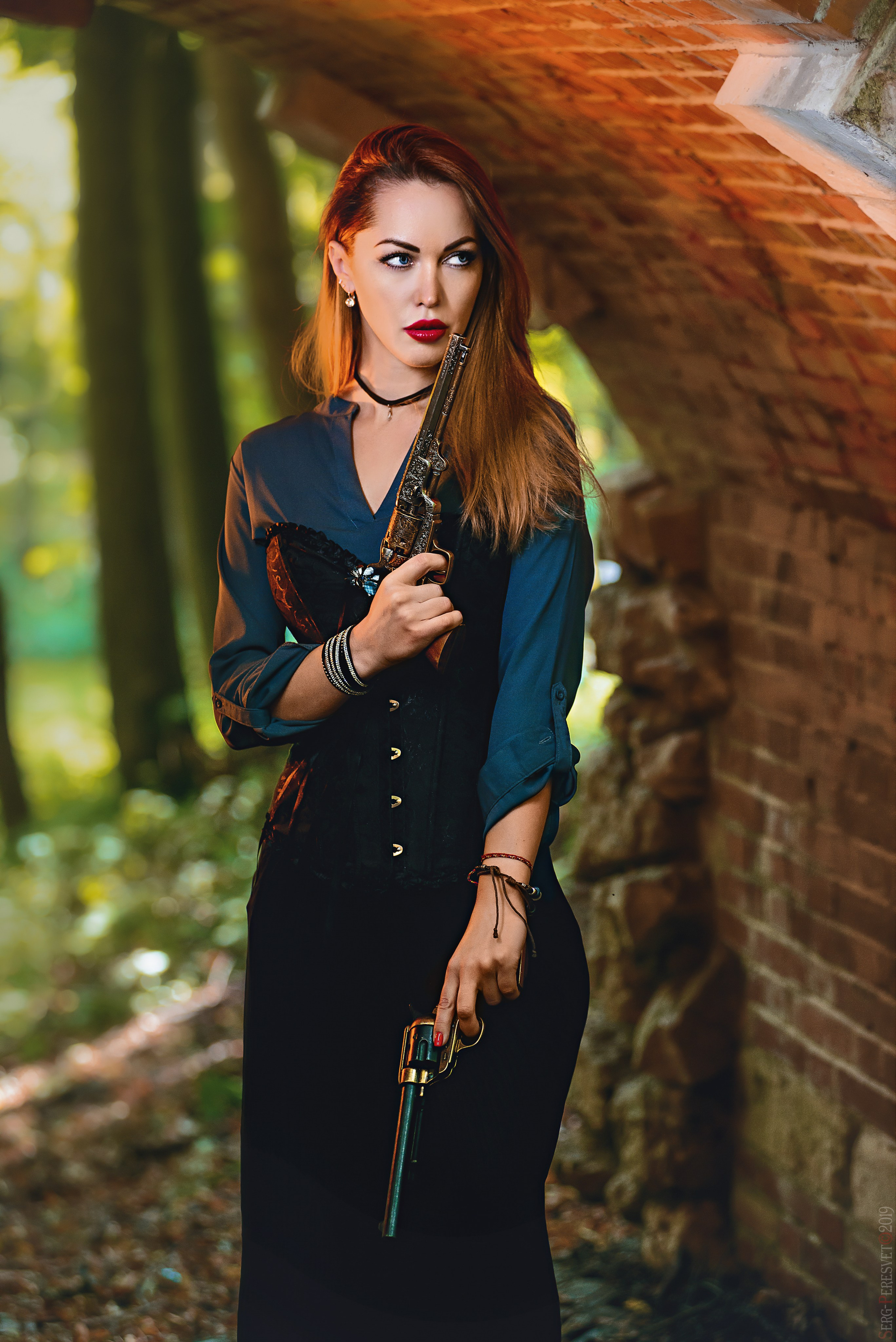 Фотосессия для девушек на природе в Москве - фотограф Сергей Пересвет. Ваш фотограф на праздник в Москве, Раменском, Жуковском, Люберцах