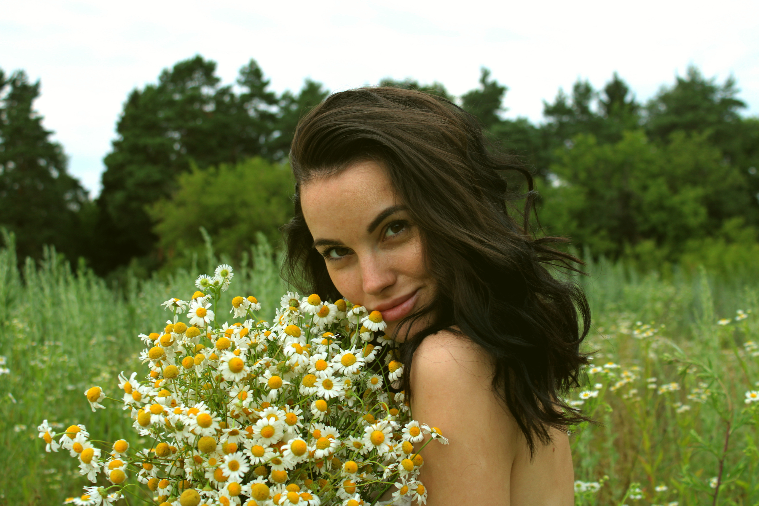 Юля в ромашках. Фотограф в Москве Бондарь Ксения