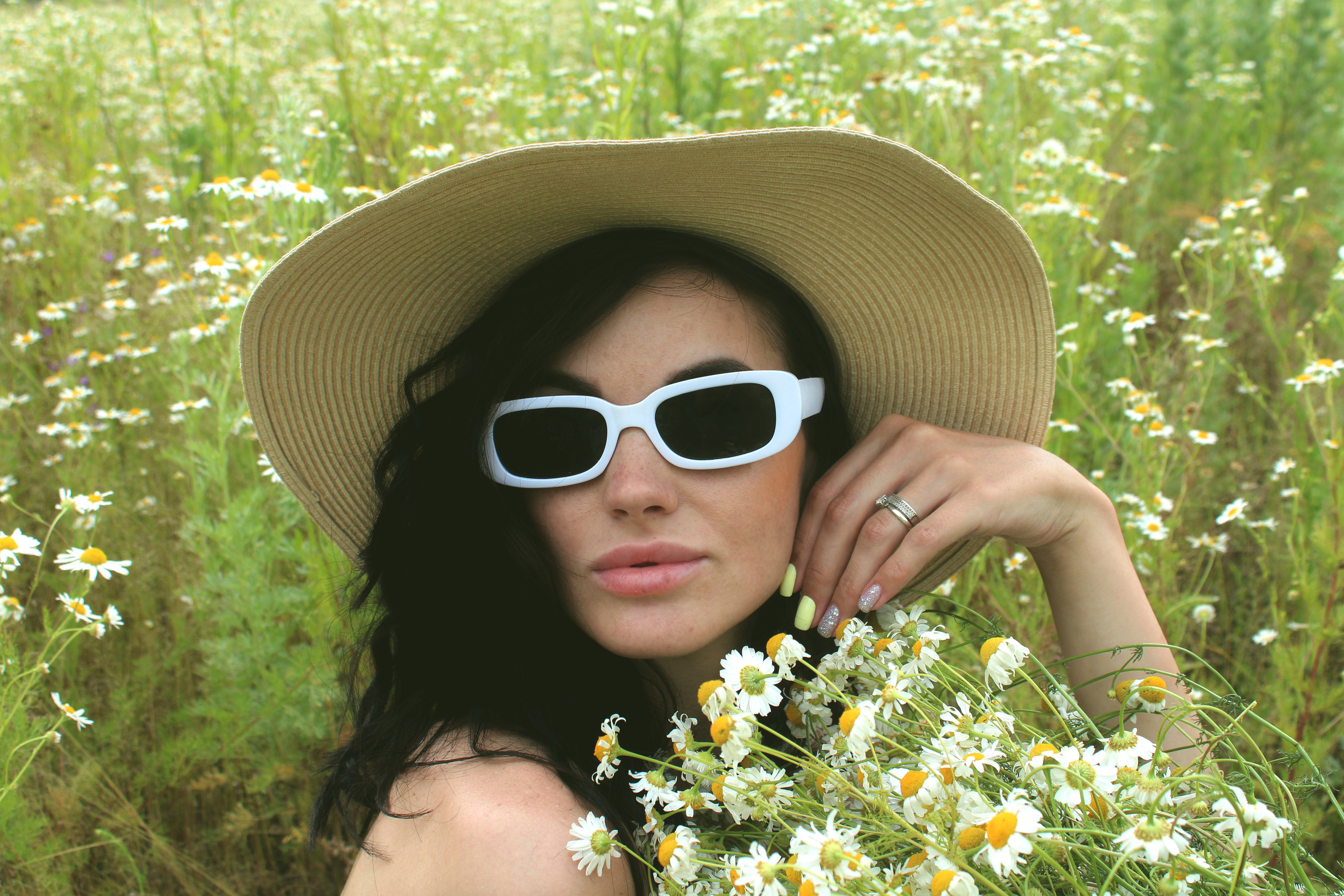 Юля в ромашках. Фотограф в Москве Бондарь Ксения