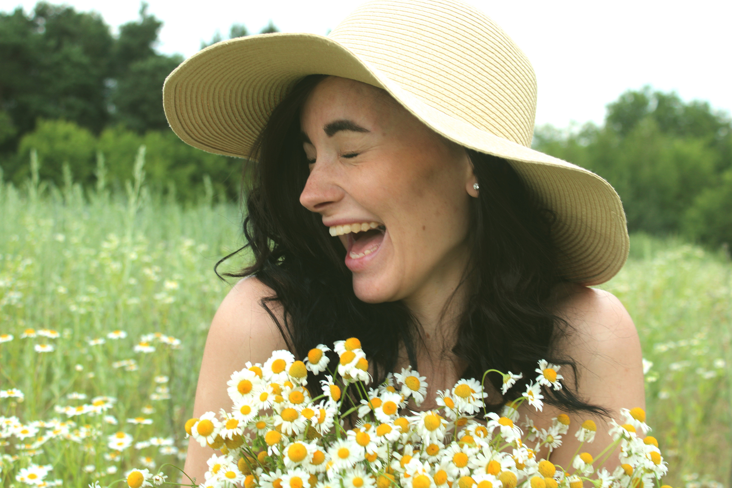 Юля в ромашках. Фотограф в Москве Бондарь Ксения