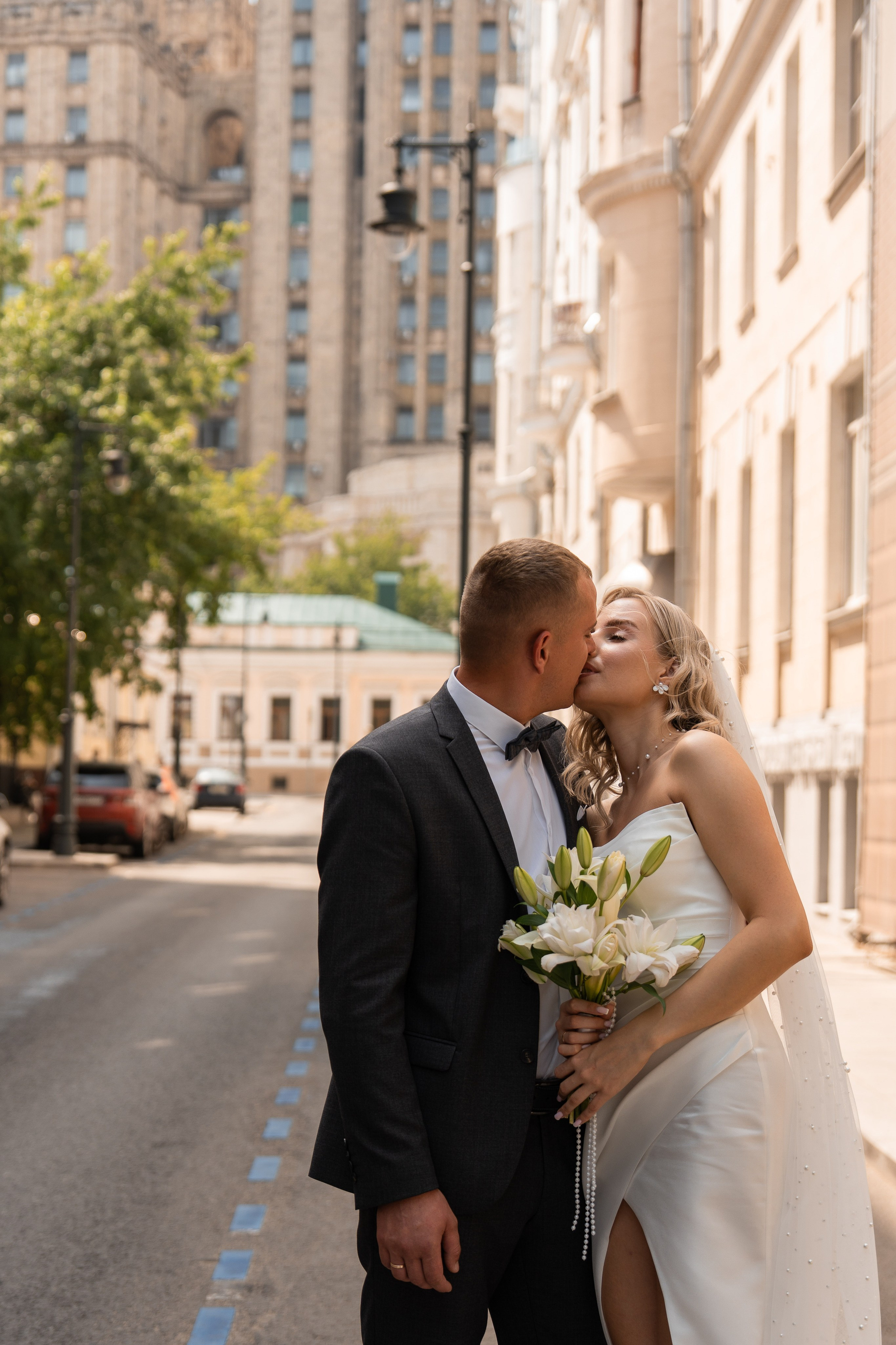 Свадебная фотосессия в Москве, регистрация в Кутузовском ЗАГСе Москва. Свадебный фотограф в Москве Анна Полушина