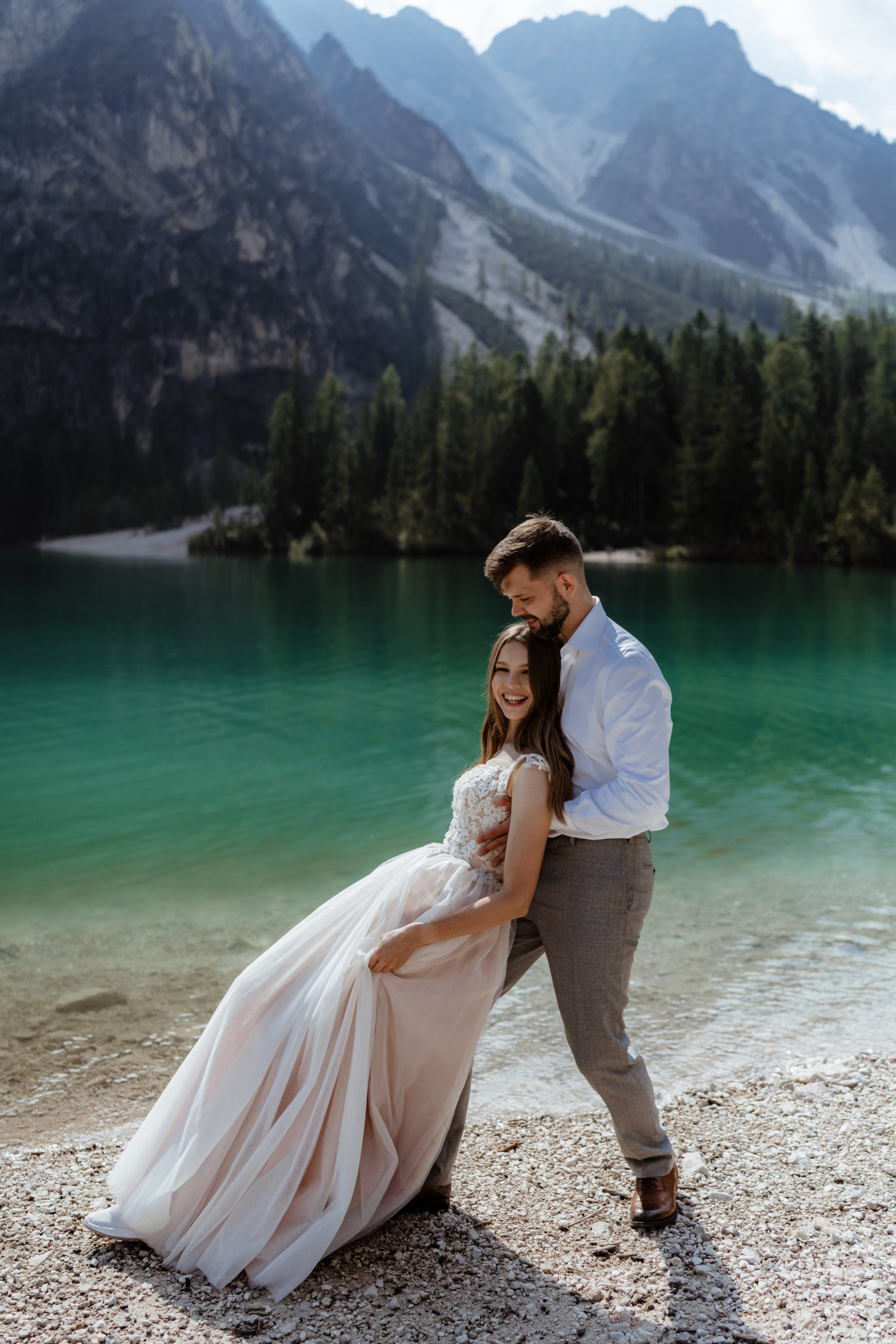 LAGO DI BRAIS| ITALY. Elopement Wedding Photographer