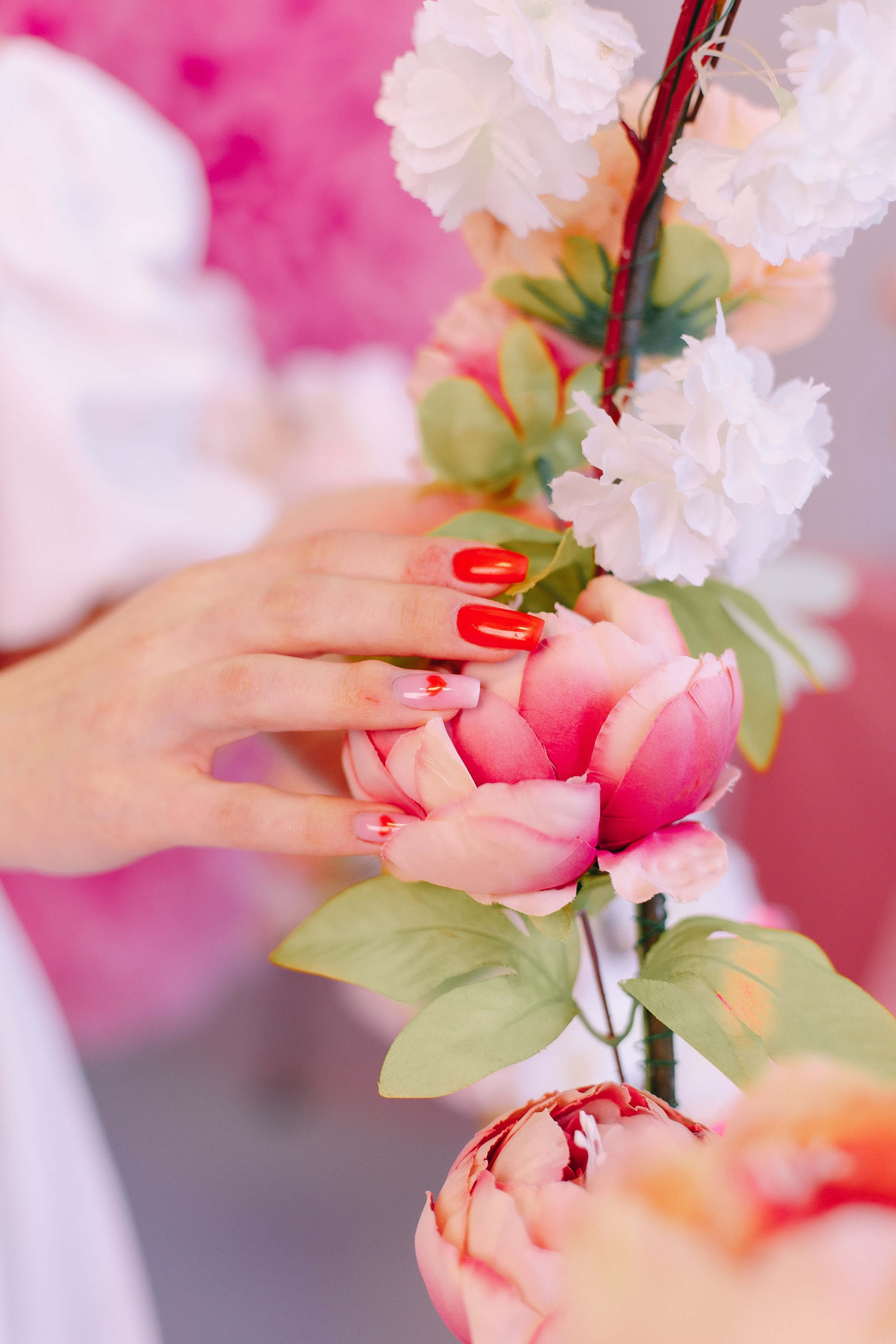 Весенняя фотосессия в фотостудии для девушки в Санкт-Петербурге. Фотограф в Санкт-Петербурге, Анна Скворцова