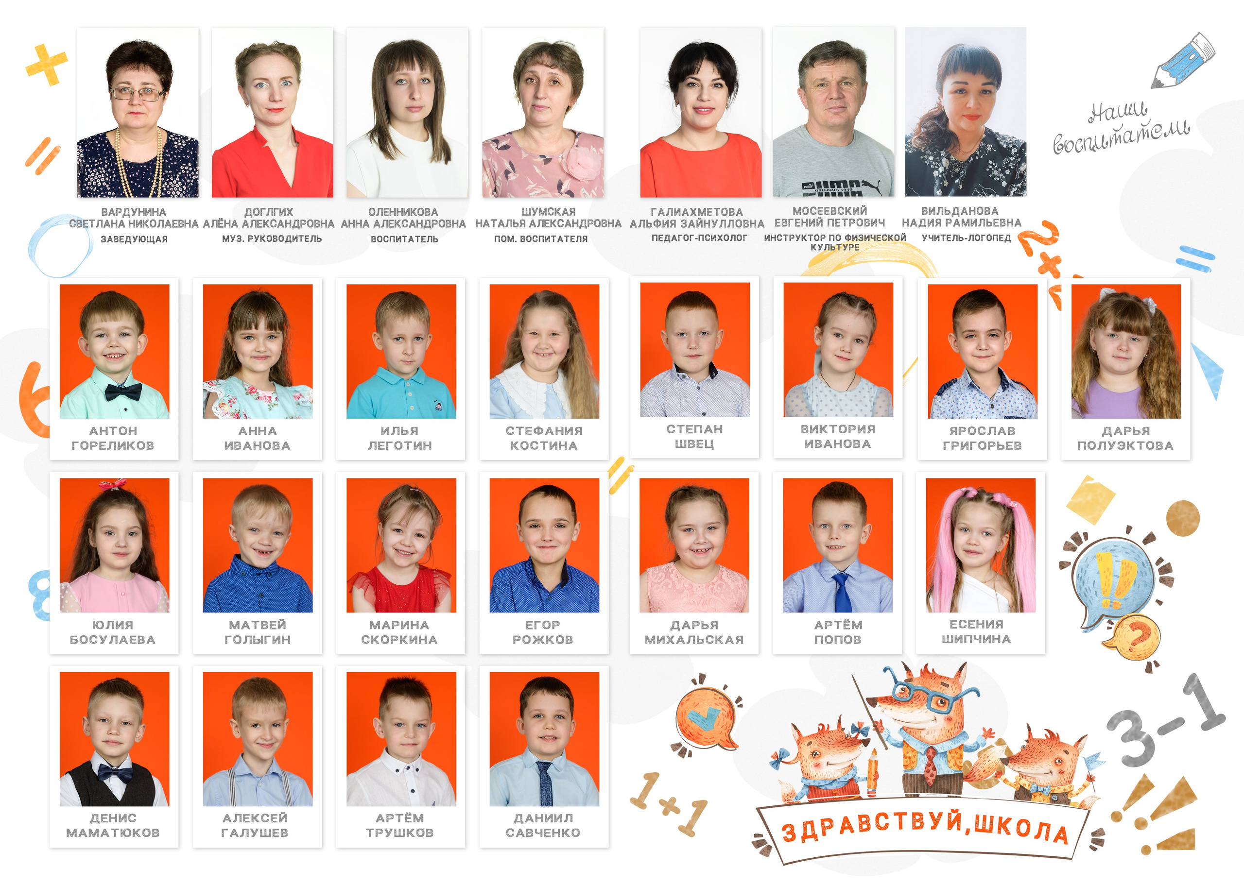 Фотокнига 3 разворота. Школьный и детский фотограф в Новосибирской области