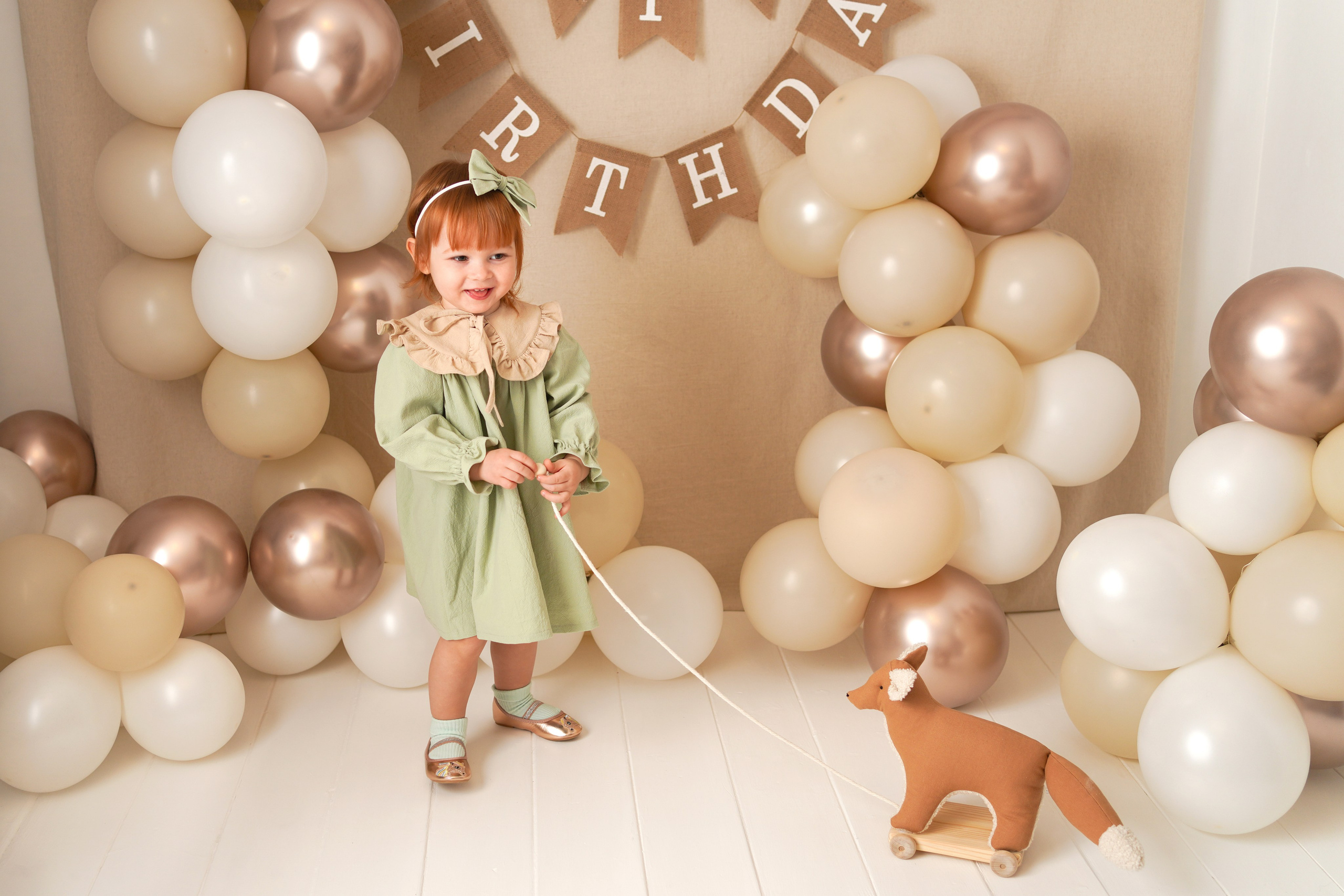 Детская фотосессия Первый год для девочек. Детский фотограф и фотограф новорожденных в Калининград Оксана Иваний