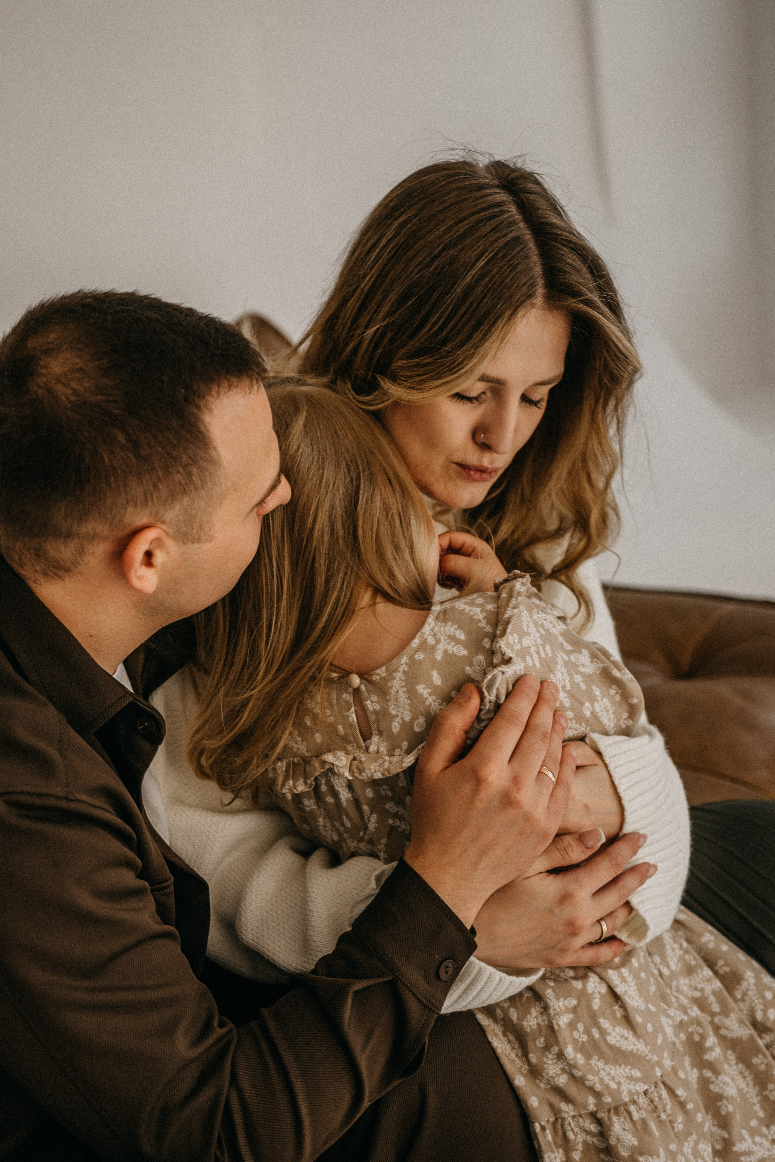 Евгения, Василиса и Михаил. Гаврилова Настя семейный фотограф lifestyle в Москве