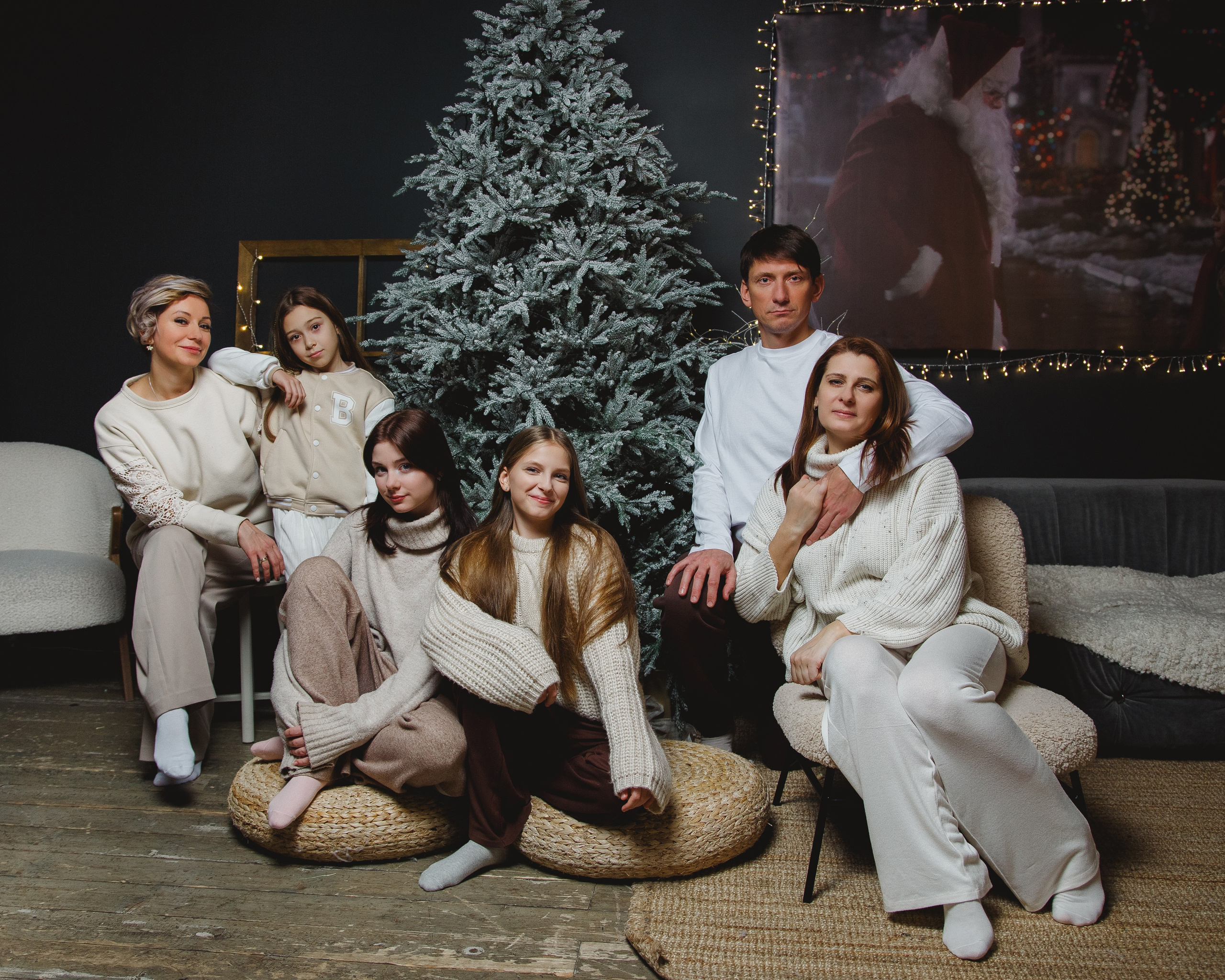 Семейный новогодний микс. Фотограф в Москве — Ольга Федотова
