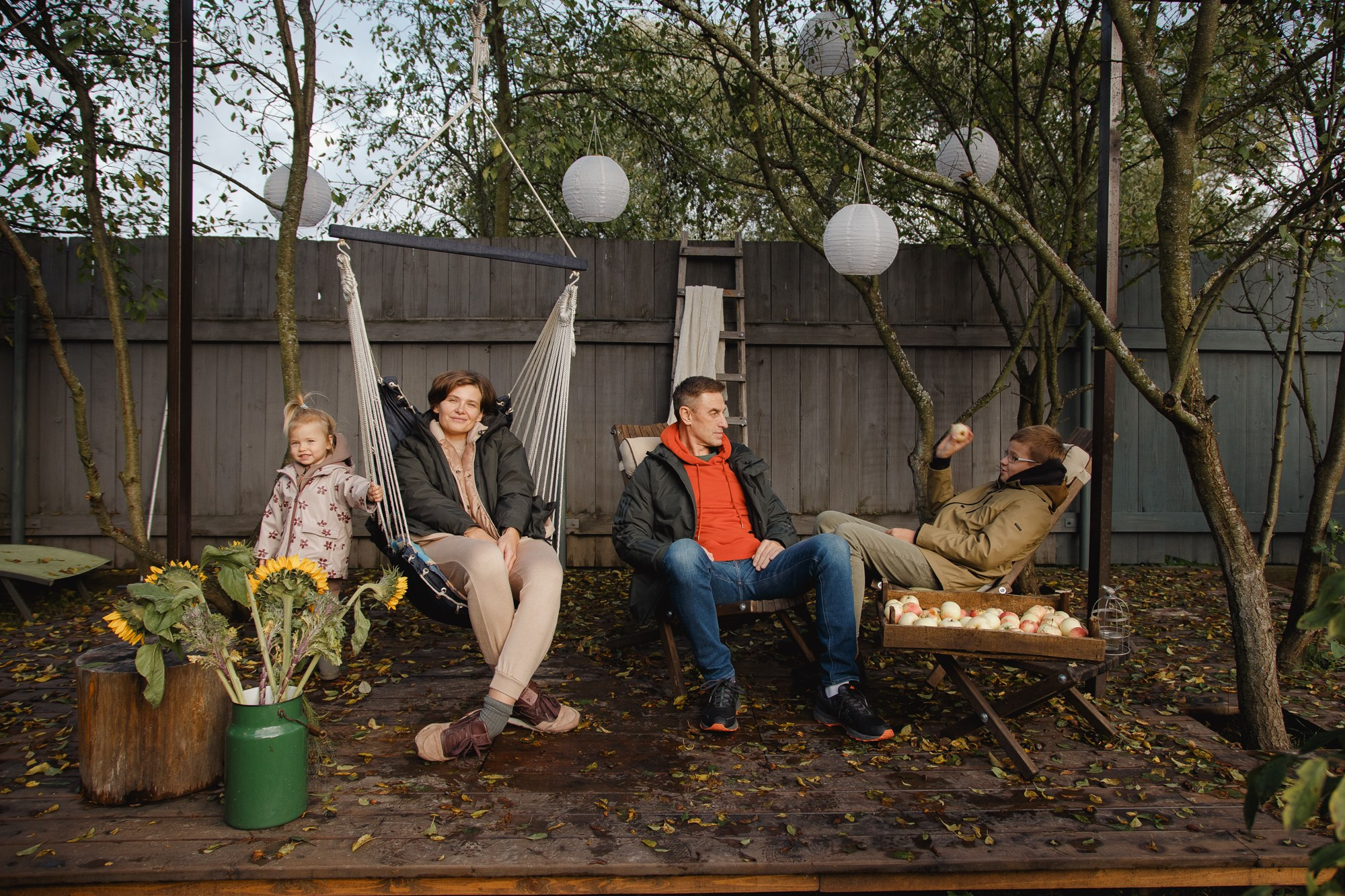 Семейная идиллия на даче. Фотограф в Москве — Ольга Федотова