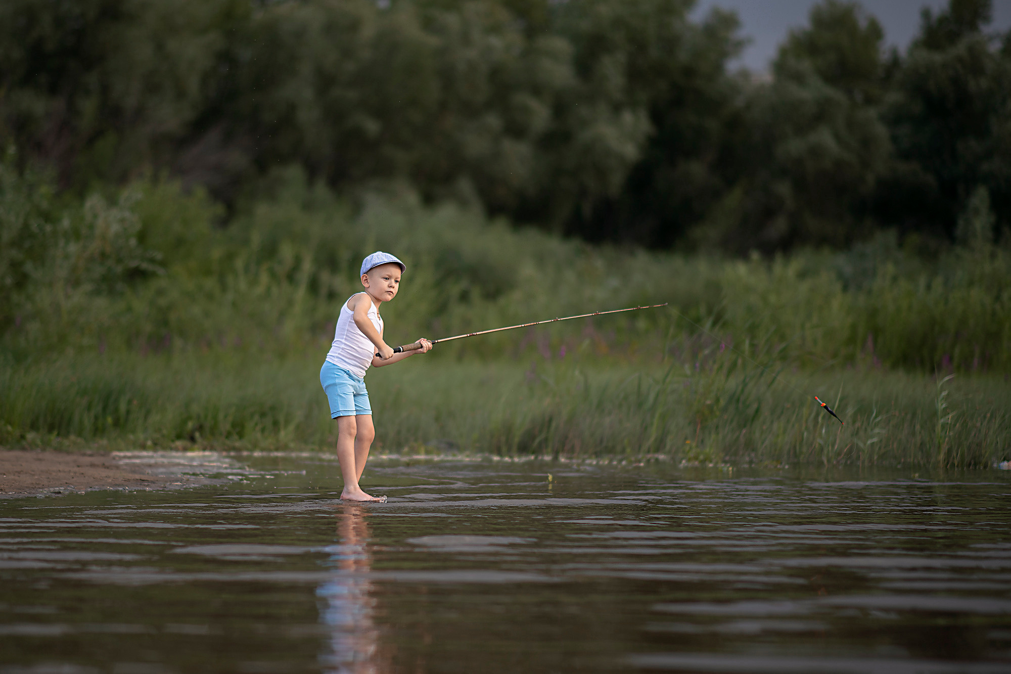 Фотопроект «Рыбалка» с Тимофеем. Детский и семейный фотограф в Волгограде Хачатурова Анна