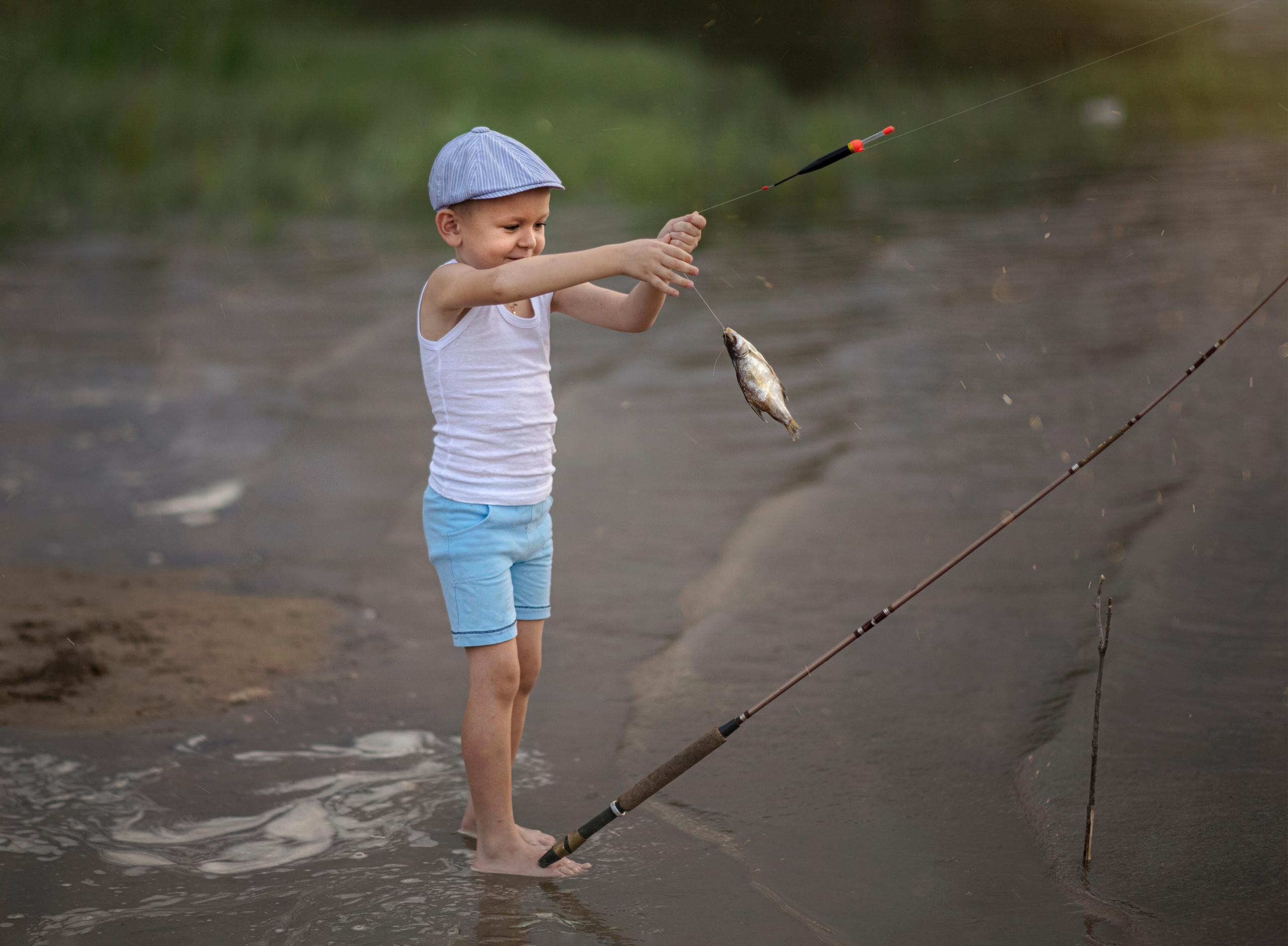 Фотопроект «Рыбалка» с Тимофеем. Детский и семейный фотограф в Волгограде Хачатурова Анна