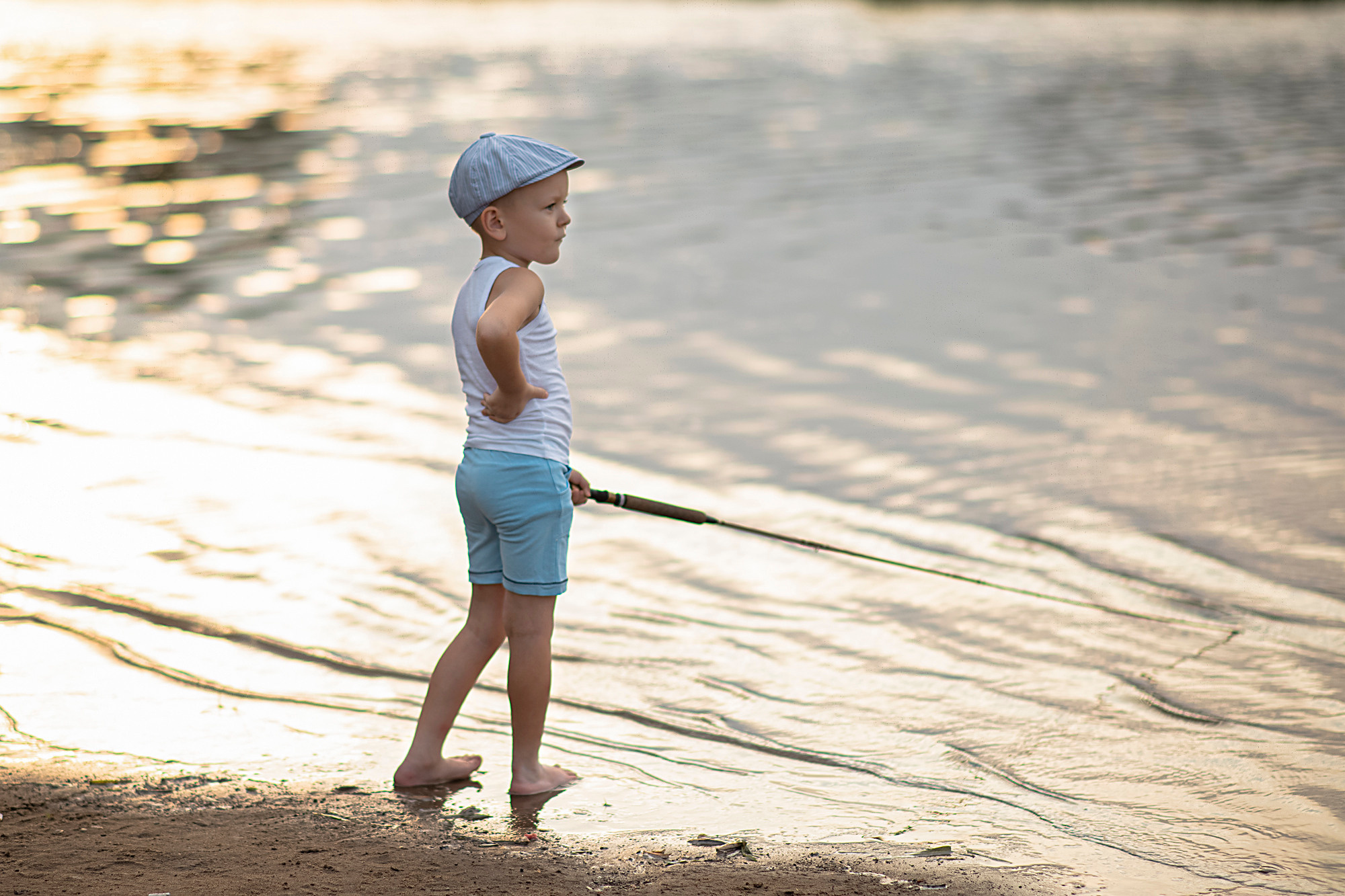 Фотопроект «Рыбалка» с Тимофеем. Детский и семейный фотограф в Волгограде Хачатурова Анна
