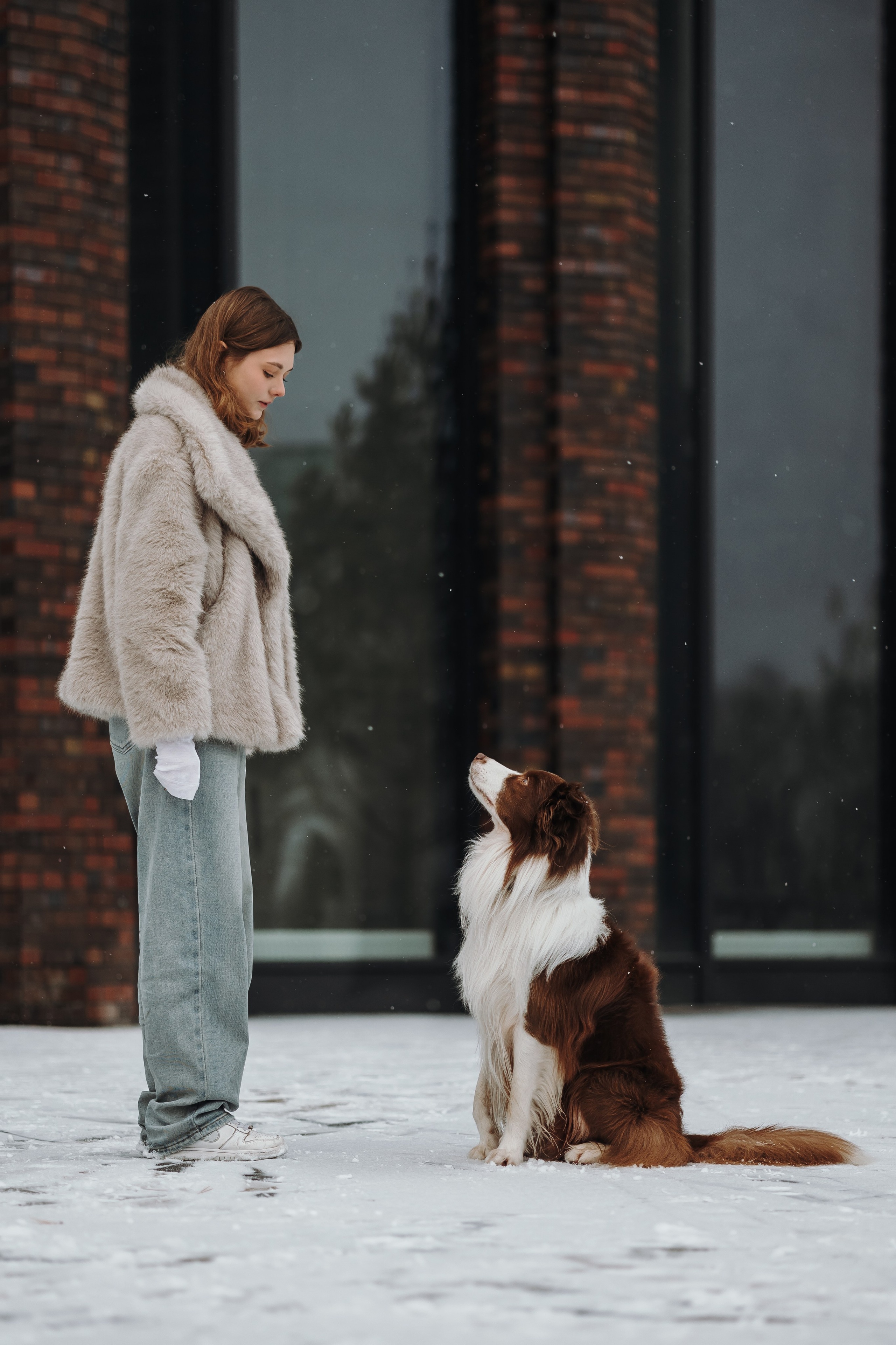 Маша и Брауни. Фотограф-анималист в Санкт-Петербурге Алина Яхонт