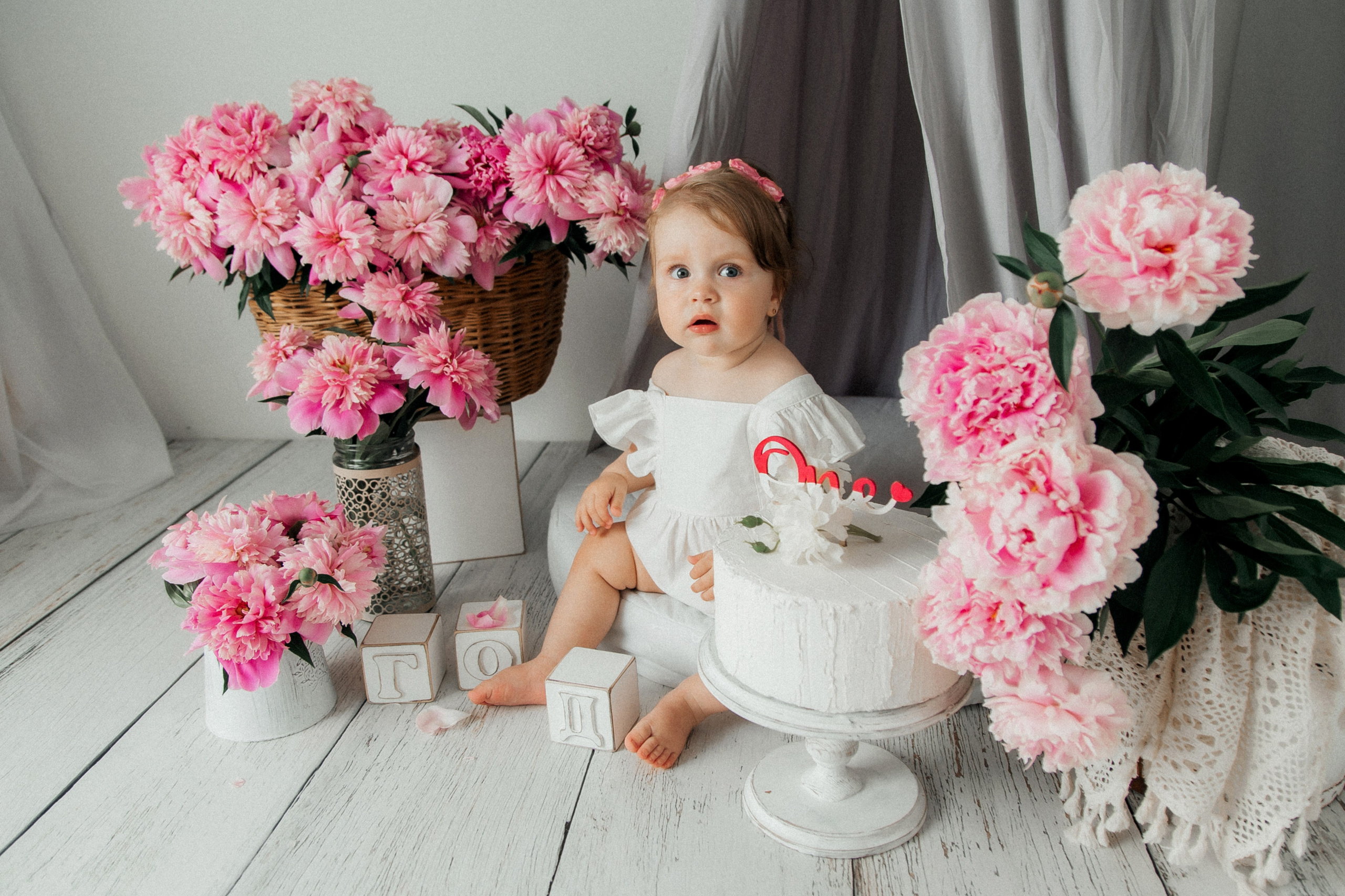 Фотосессия в пионах