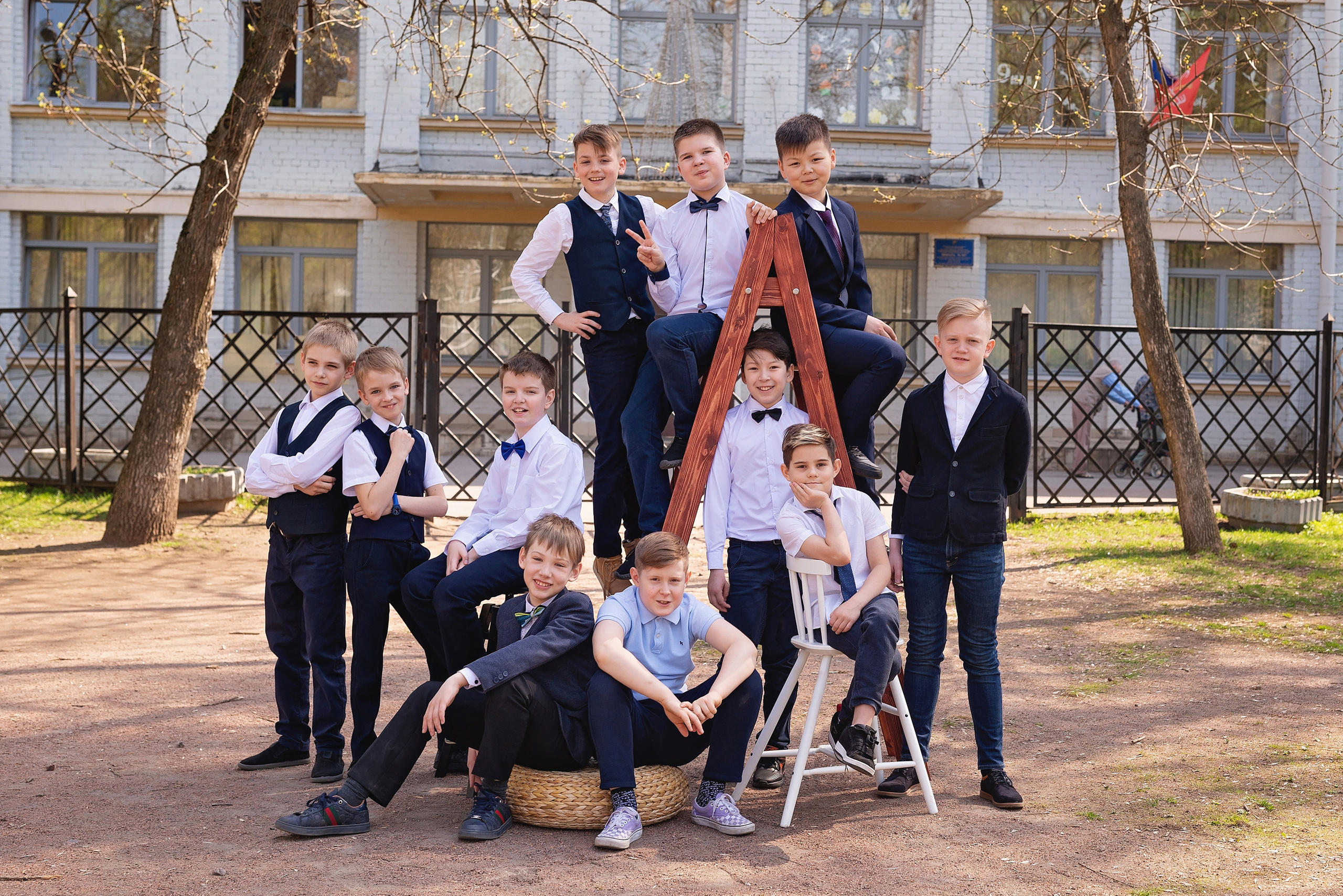 Фотосъемка для выпускных альбомов в начальной школе. Выпускные альбомы для школы и детского сада в СПб и ЛО