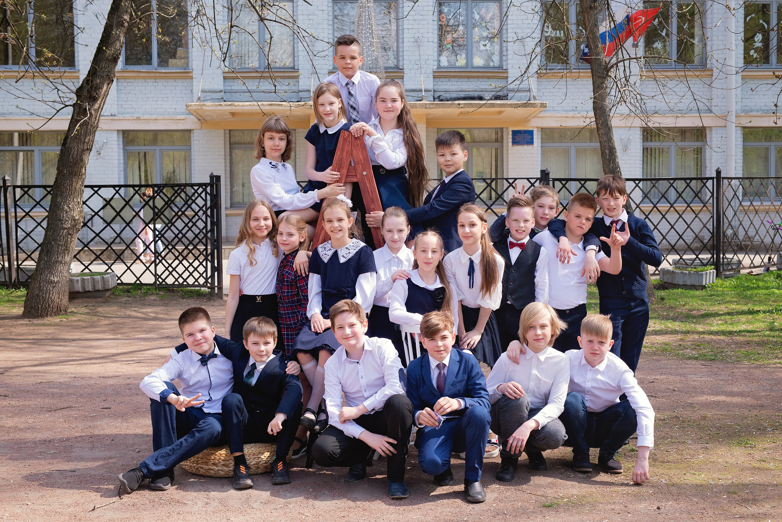 Фотосъемка для выпускных альбомов в начальной школе. Выпускные альбомы для школы и детского сада в СПб и ЛО