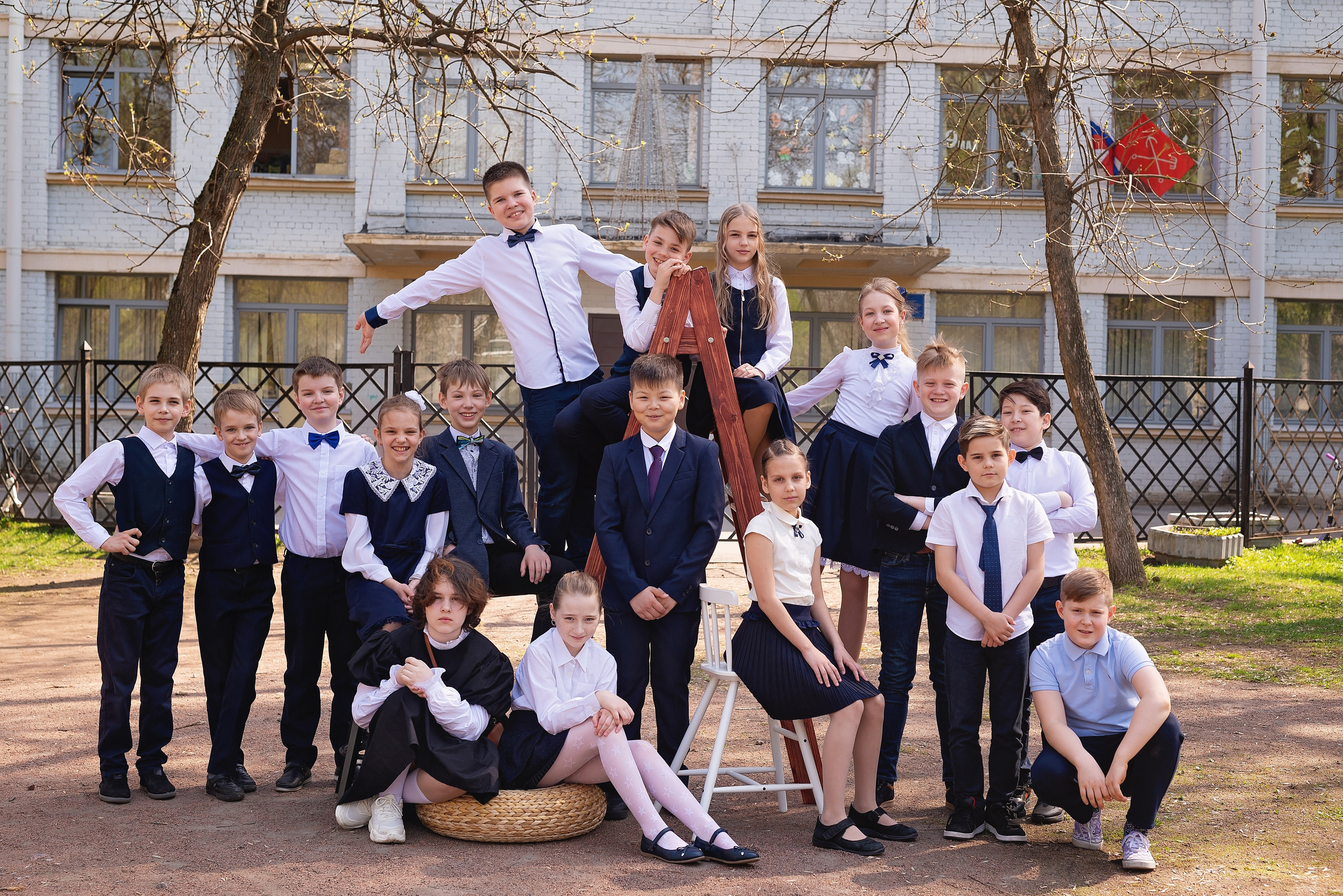 Фотосъемка для выпускных альбомов в начальной школе. Выпускные альбомы для школы и детского сада в СПб и ЛО