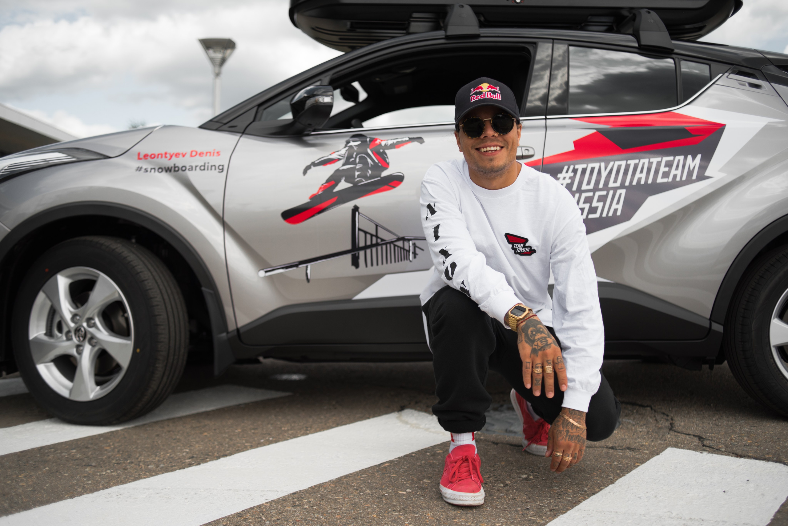 Атлеты Toyota Team Russia. DeLorein