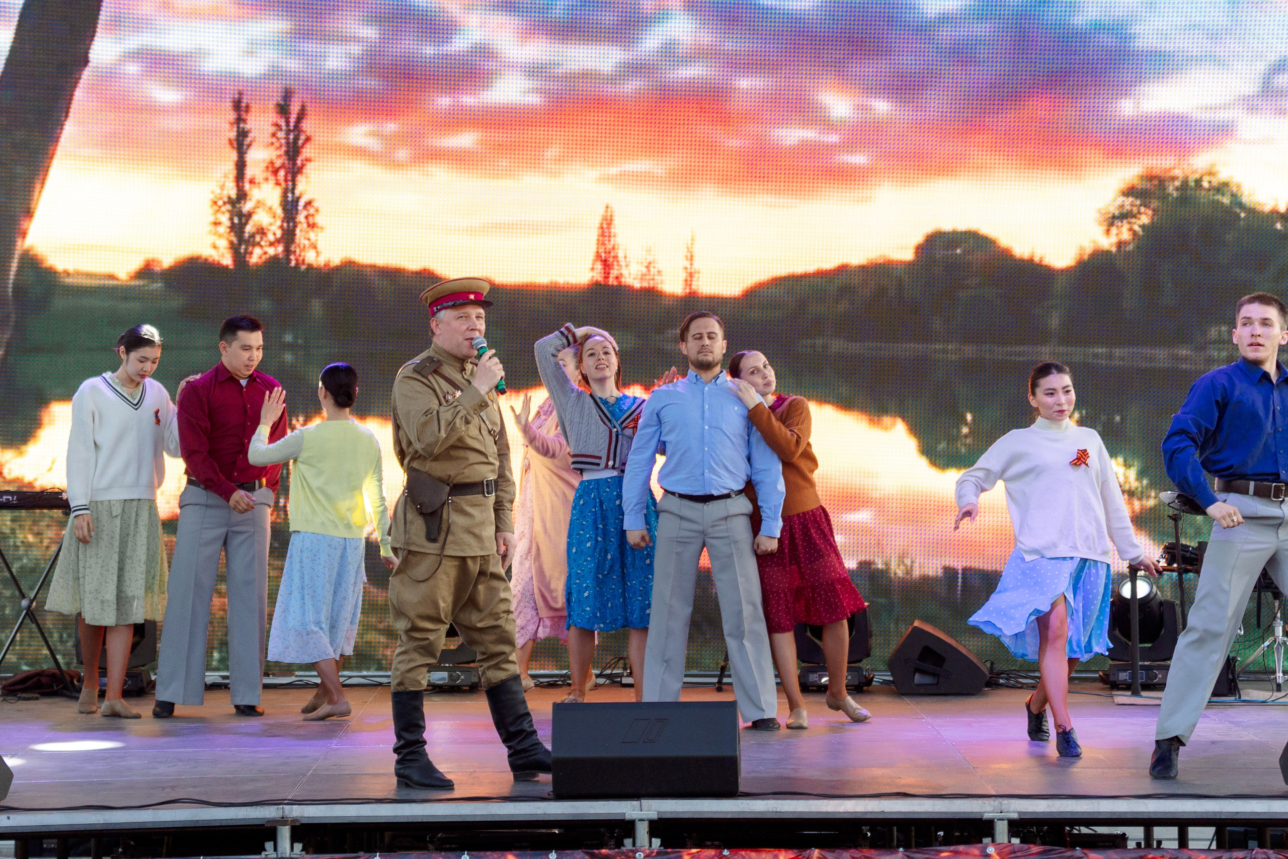 Концерт приуроченный к празднованию 80 лет победл. Свадебный и семейный фотограф в Улан-Удэ