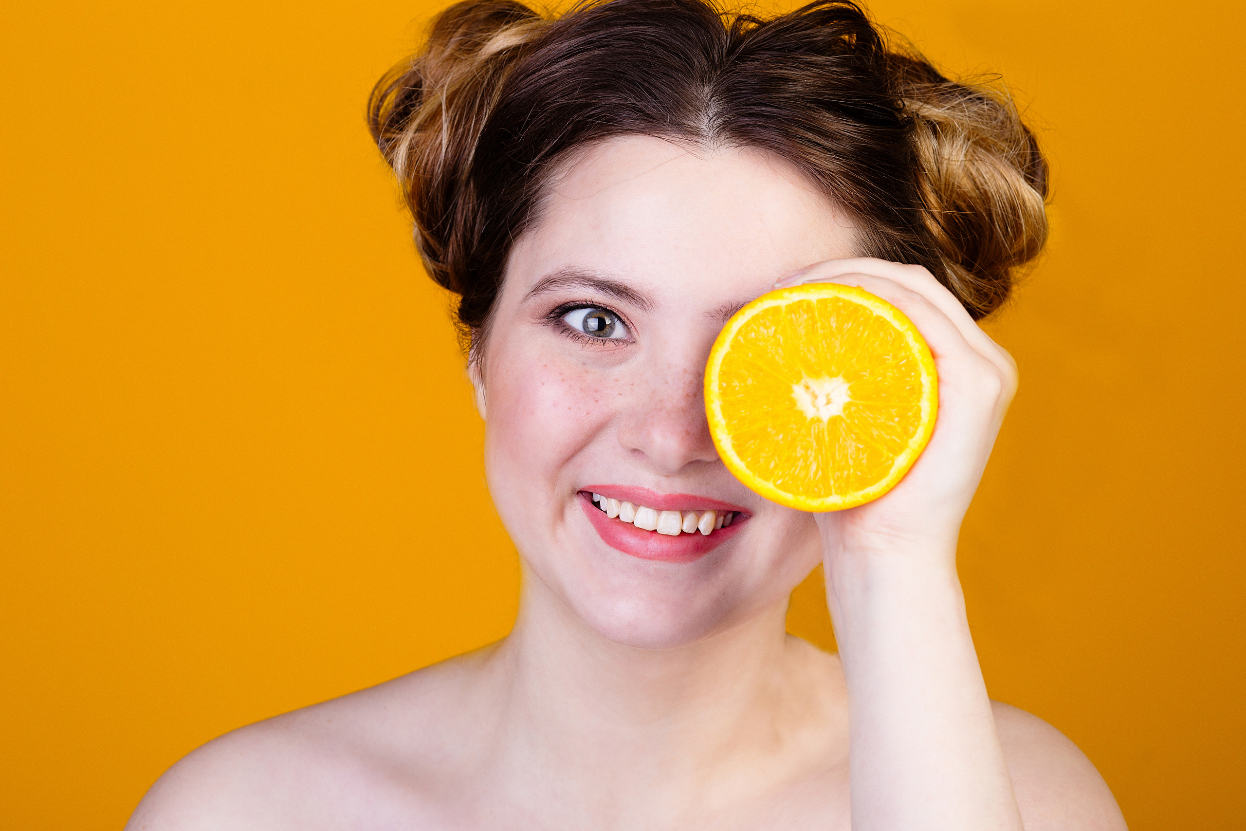 Анастасия, апельсиновая фотосессия. Свадебный и семейный фотограф в Калуге Александра Борис