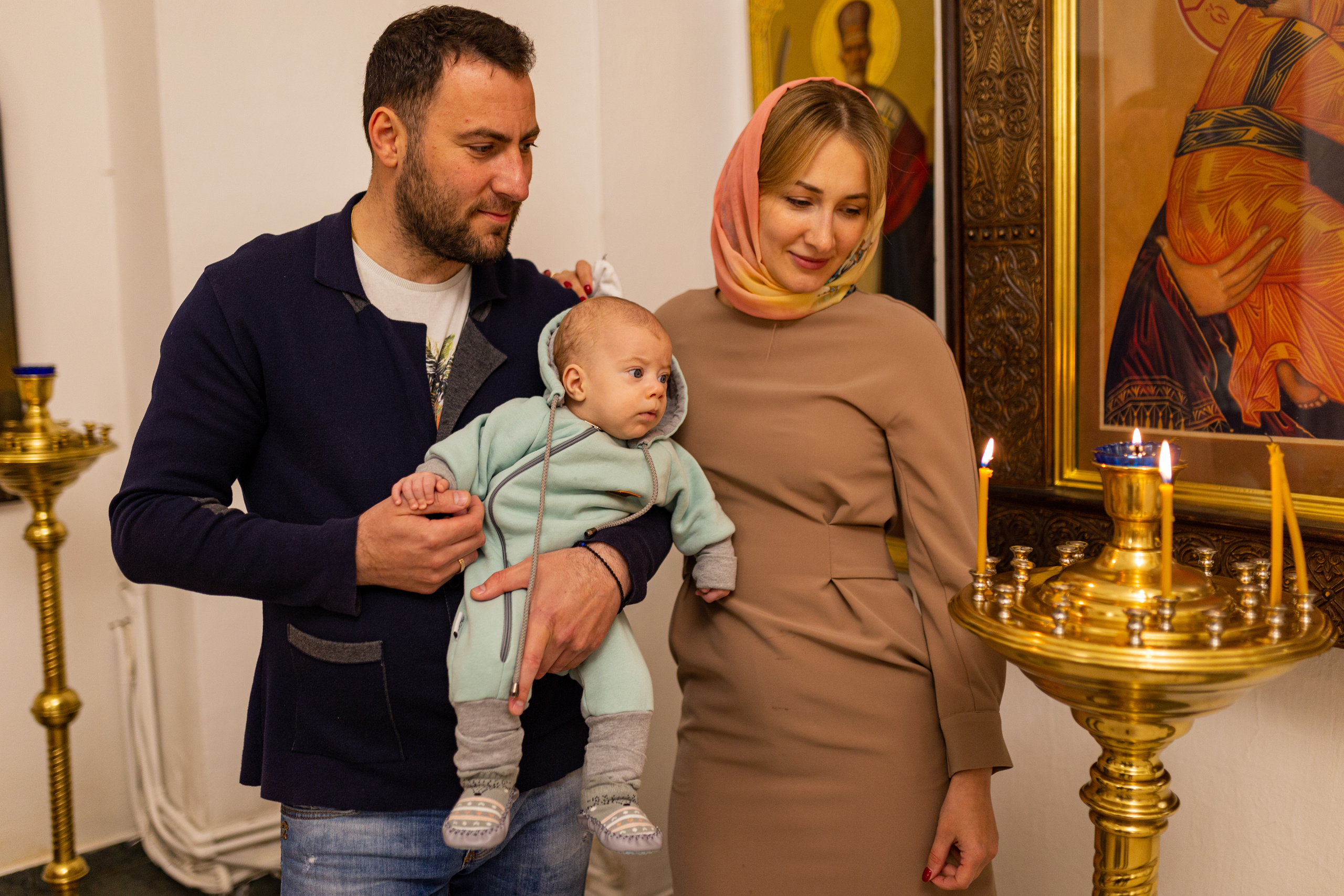 Таинство крещения Кирилла. Свадебный и семейный фотограф в Калуге Александра Борис