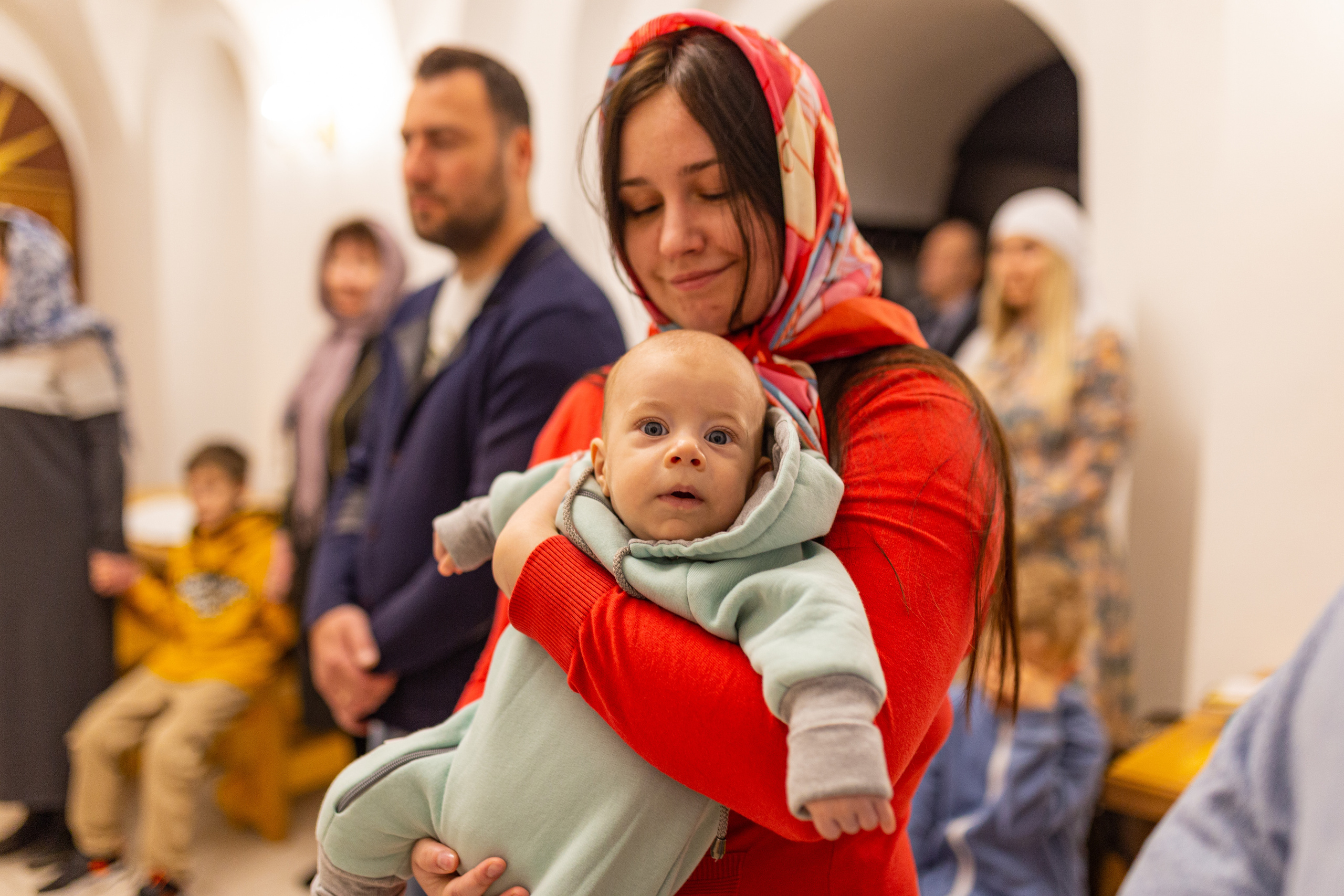 Таинство крещения Кирилла. Свадебный и семейный фотограф в Калуге Александра Борис