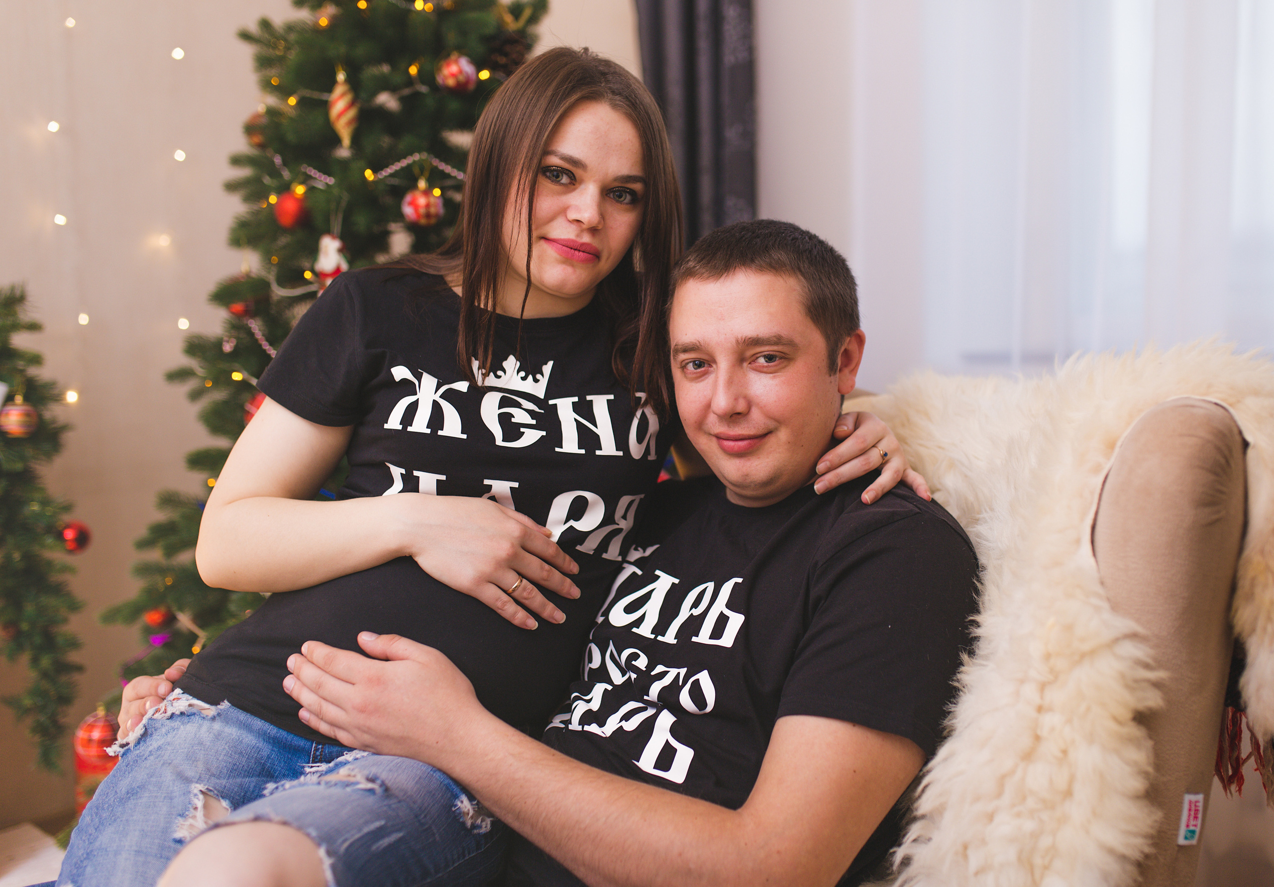 Кристина и Александр в моей домашней фотостудии. Свадебный и семейный фотограф в Калуге Александра Борис