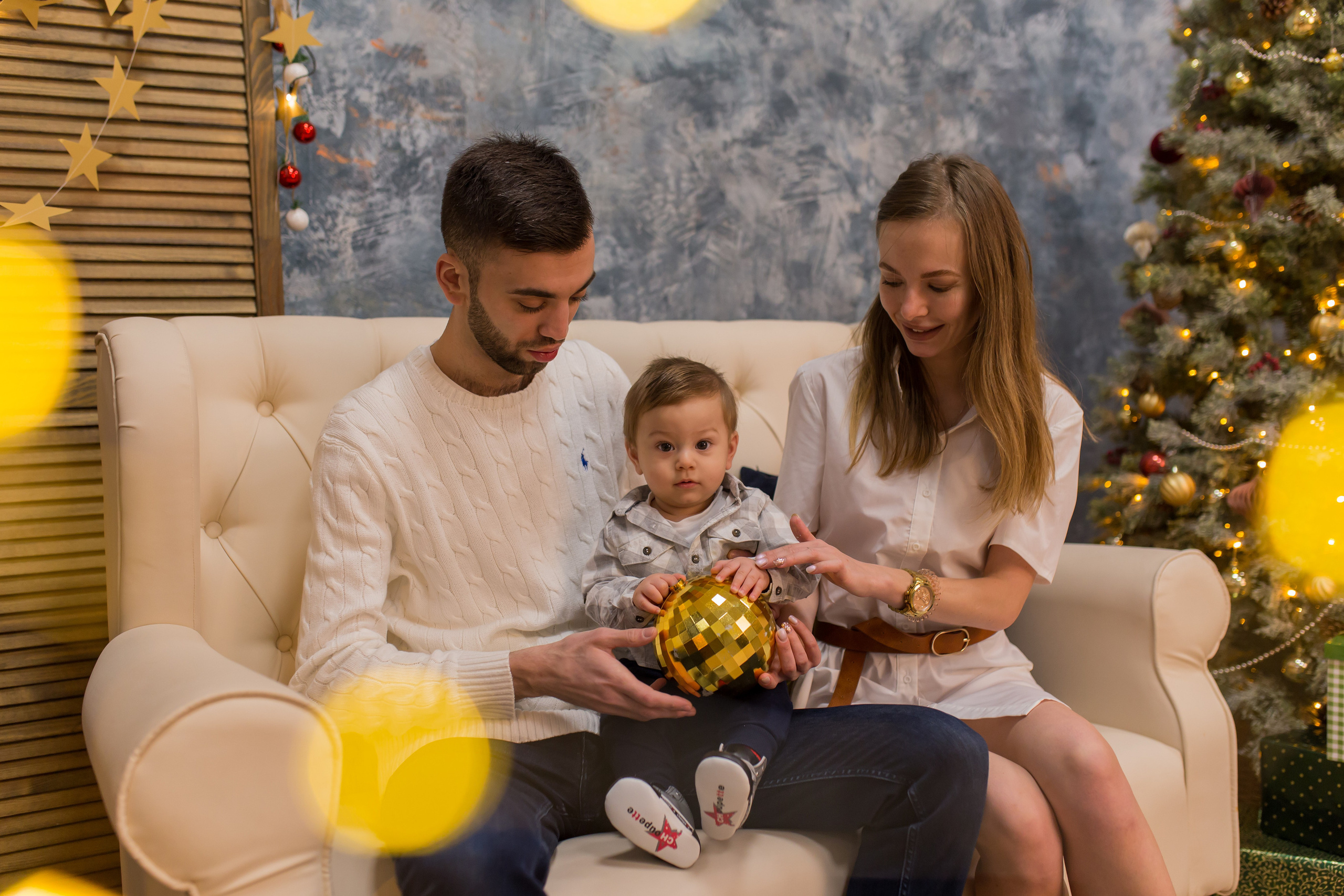Семейная новогодняя фотосессия в Королеве. Свадебный и семейный фотограф в Калуге Александра Борис
