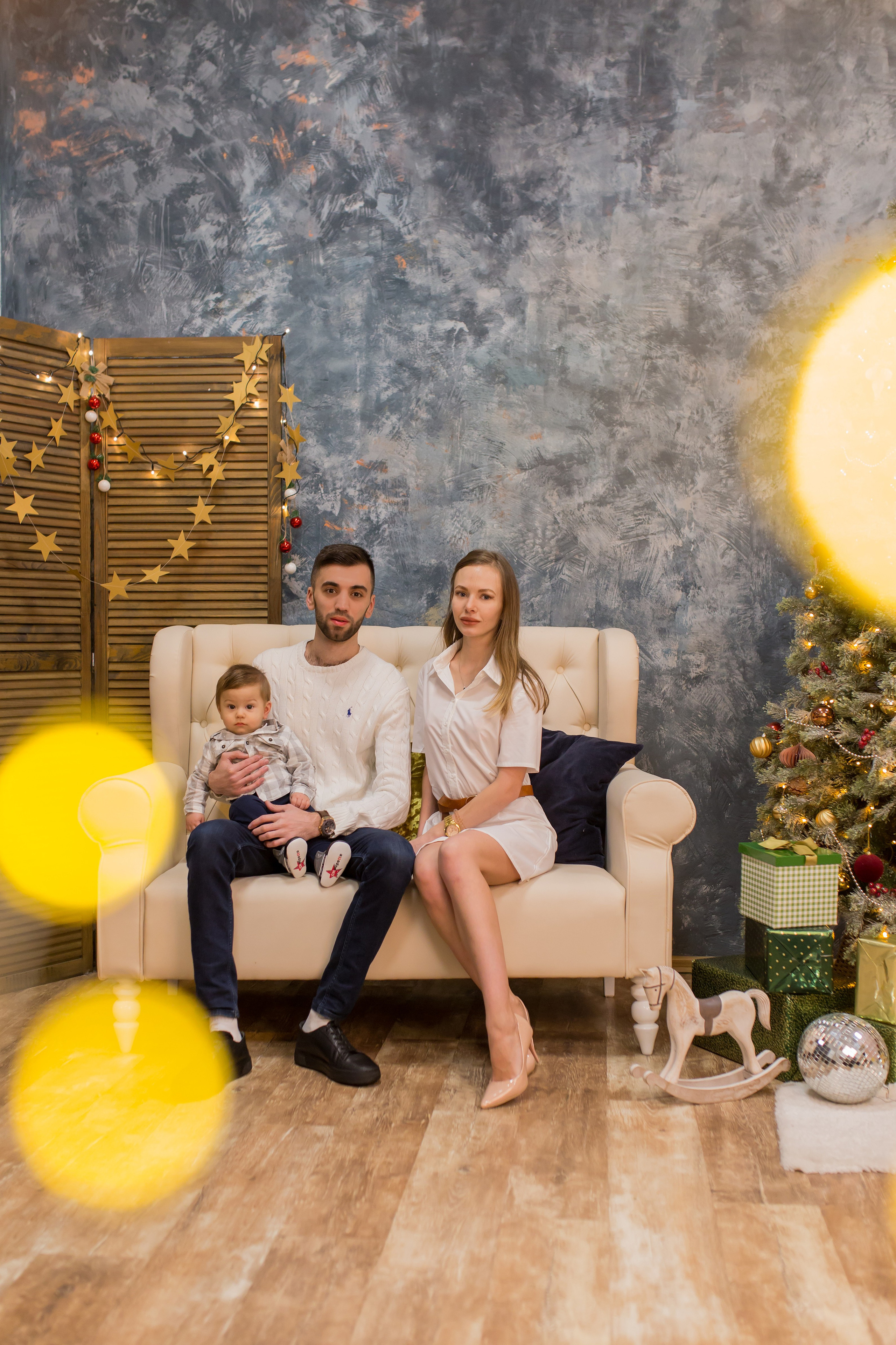 Семейная новогодняя фотосессия в Королеве. Свадебный и семейный фотограф в Калуге Александра Борис