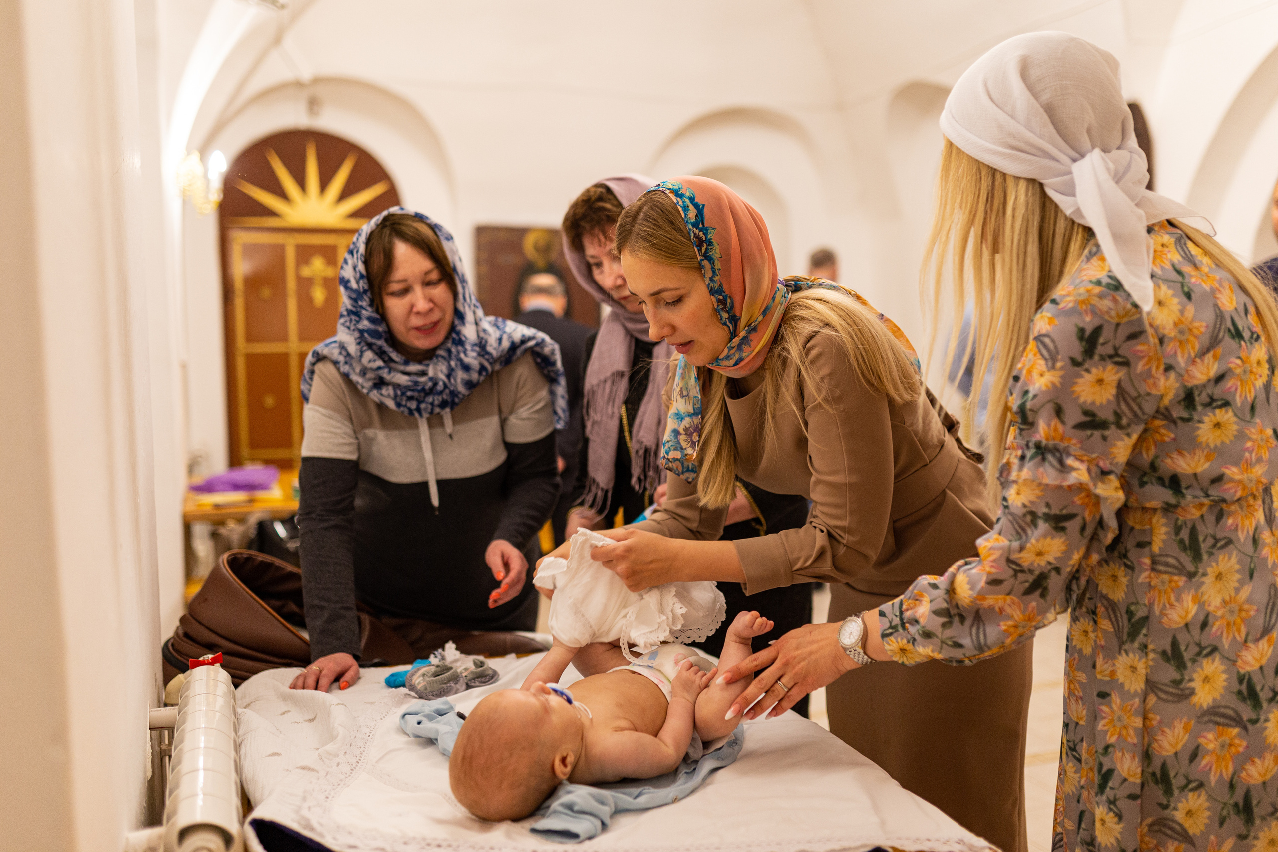 Таинство крещения Кирилла. Свадебный и семейный фотограф в Калуге Александра Борис