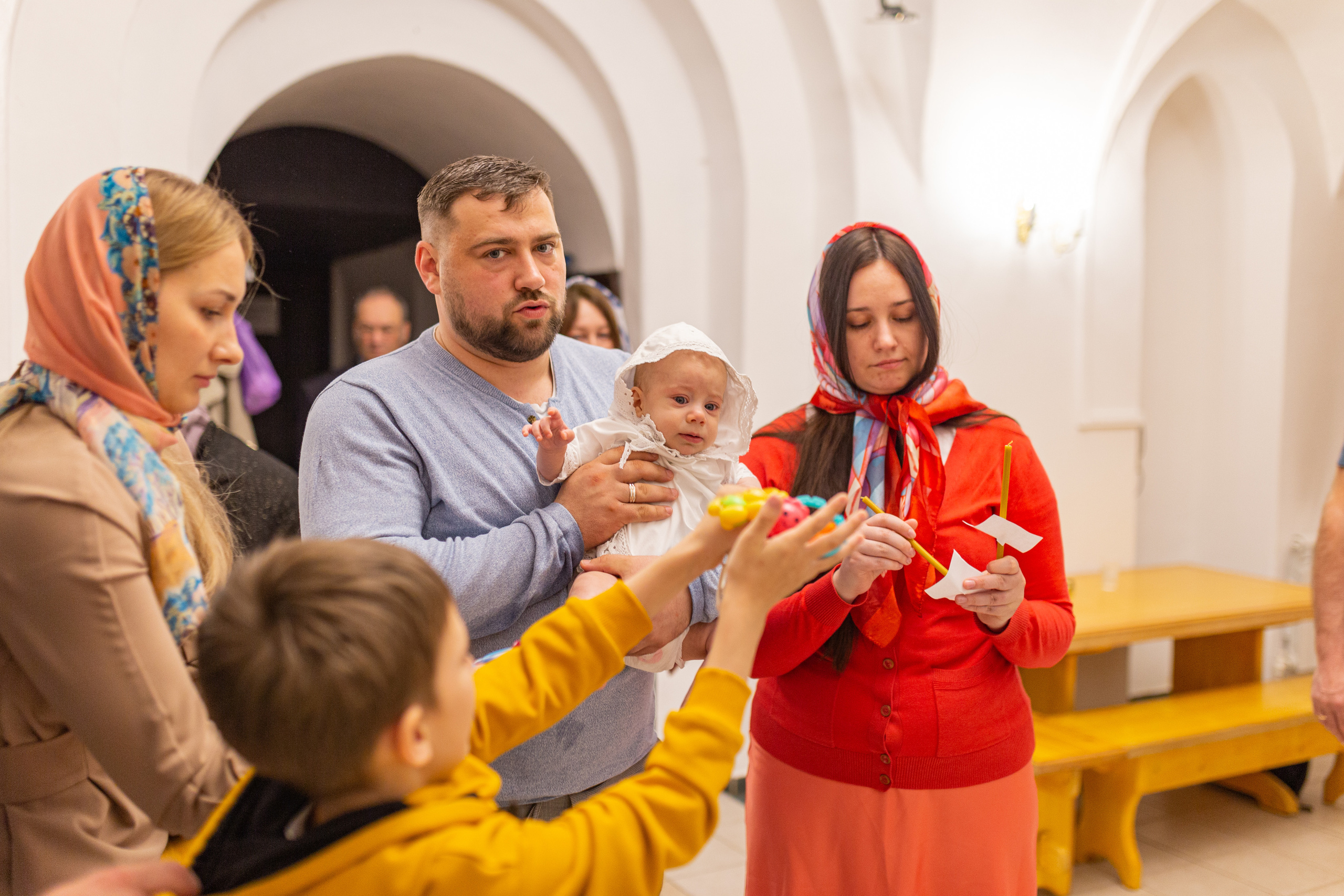 Таинство крещения Кирилла. Свадебный и семейный фотограф в Калуге Александра Борис