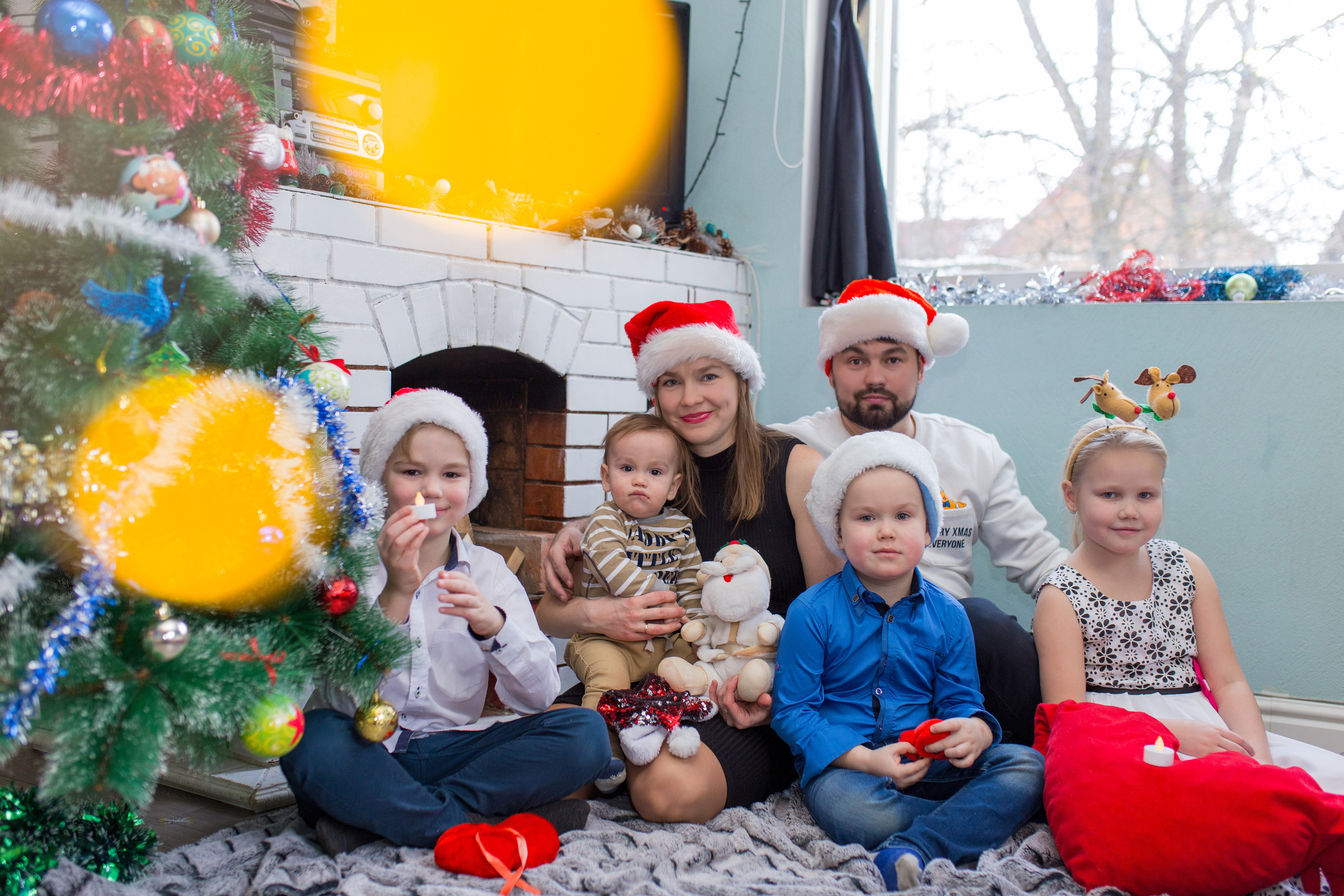 Семейная домашняя фотосессия в Мальцево. Свадебный и семейный фотограф в Калуге Александра Борис