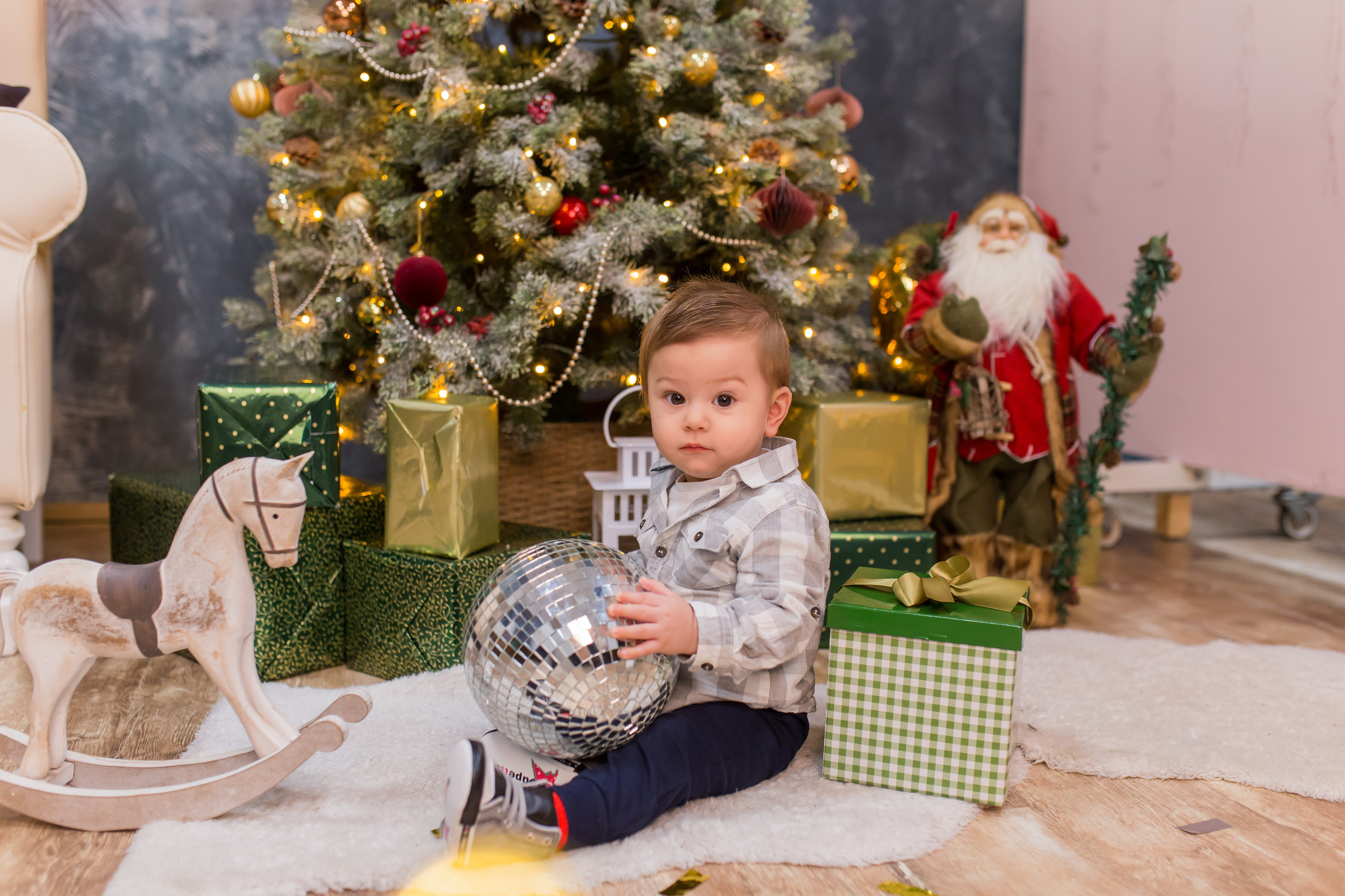 Семейная новогодняя фотосессия в Королеве. Свадебный и семейный фотограф в Калуге Александра Борис