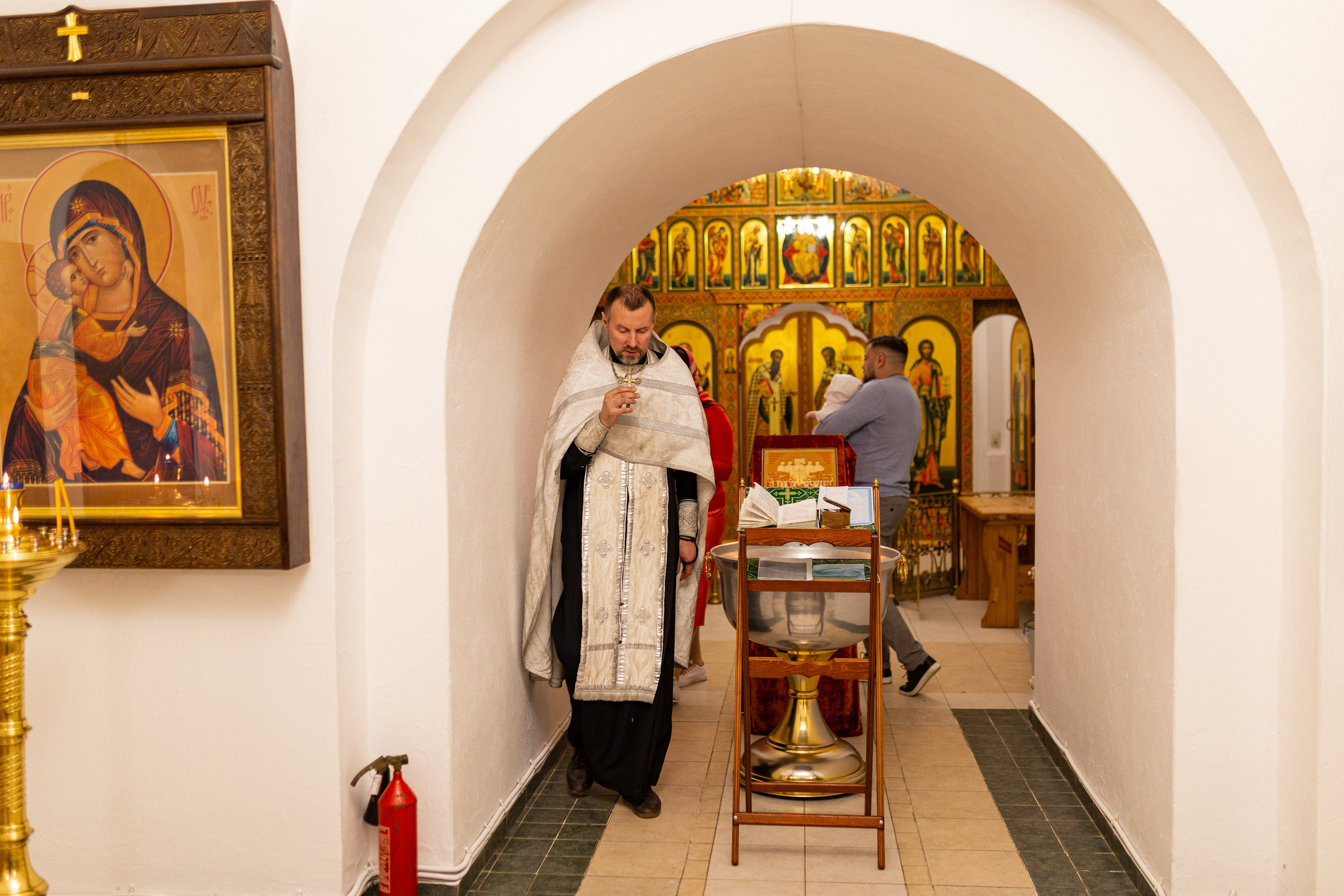 Таинство крещения Кирилла. Свадебный и семейный фотограф в Калуге Александра Борис