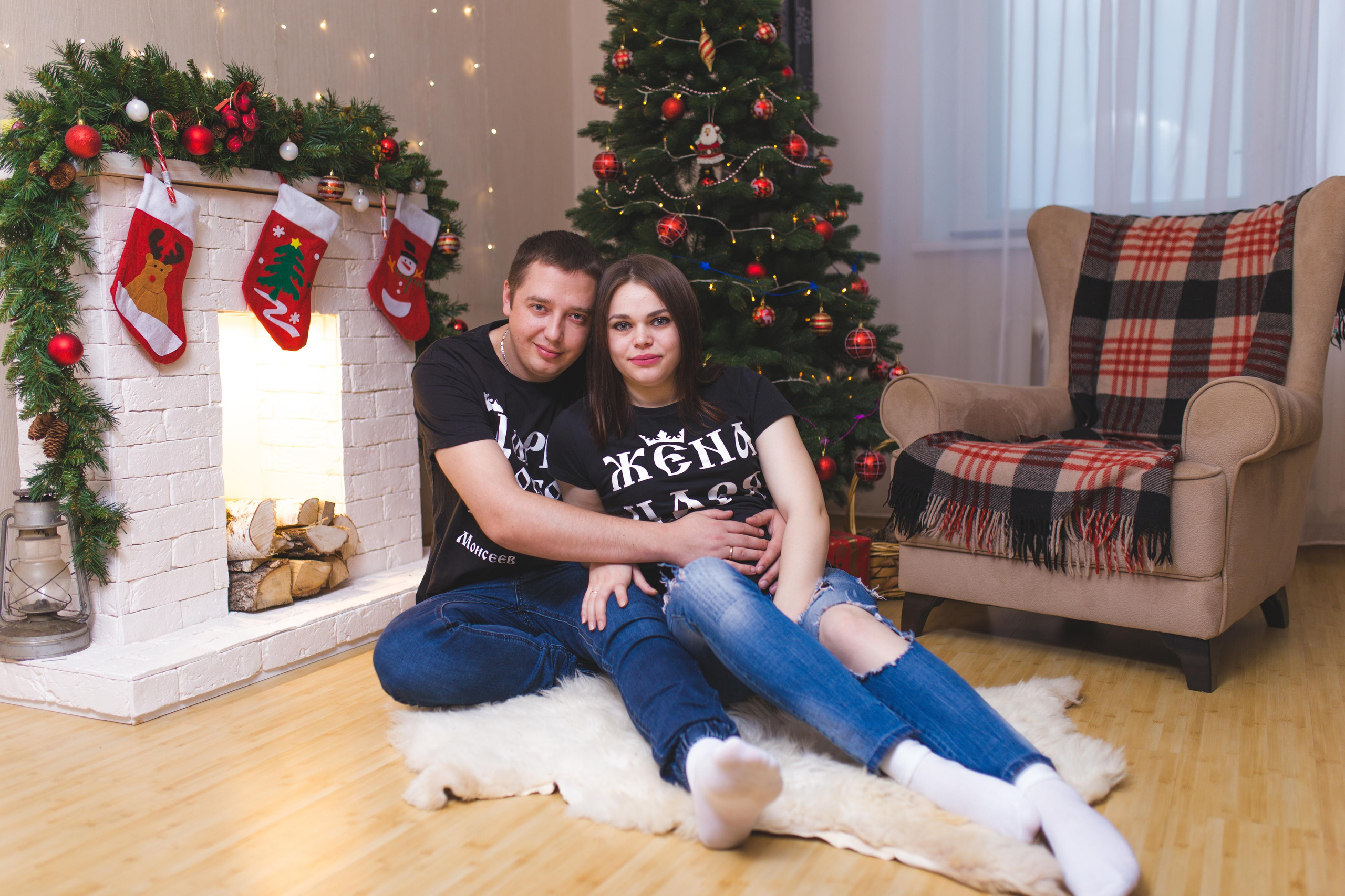 Кристина и Александр в моей домашней фотостудии. Свадебный и семейный фотограф в Калуге Александра Борис