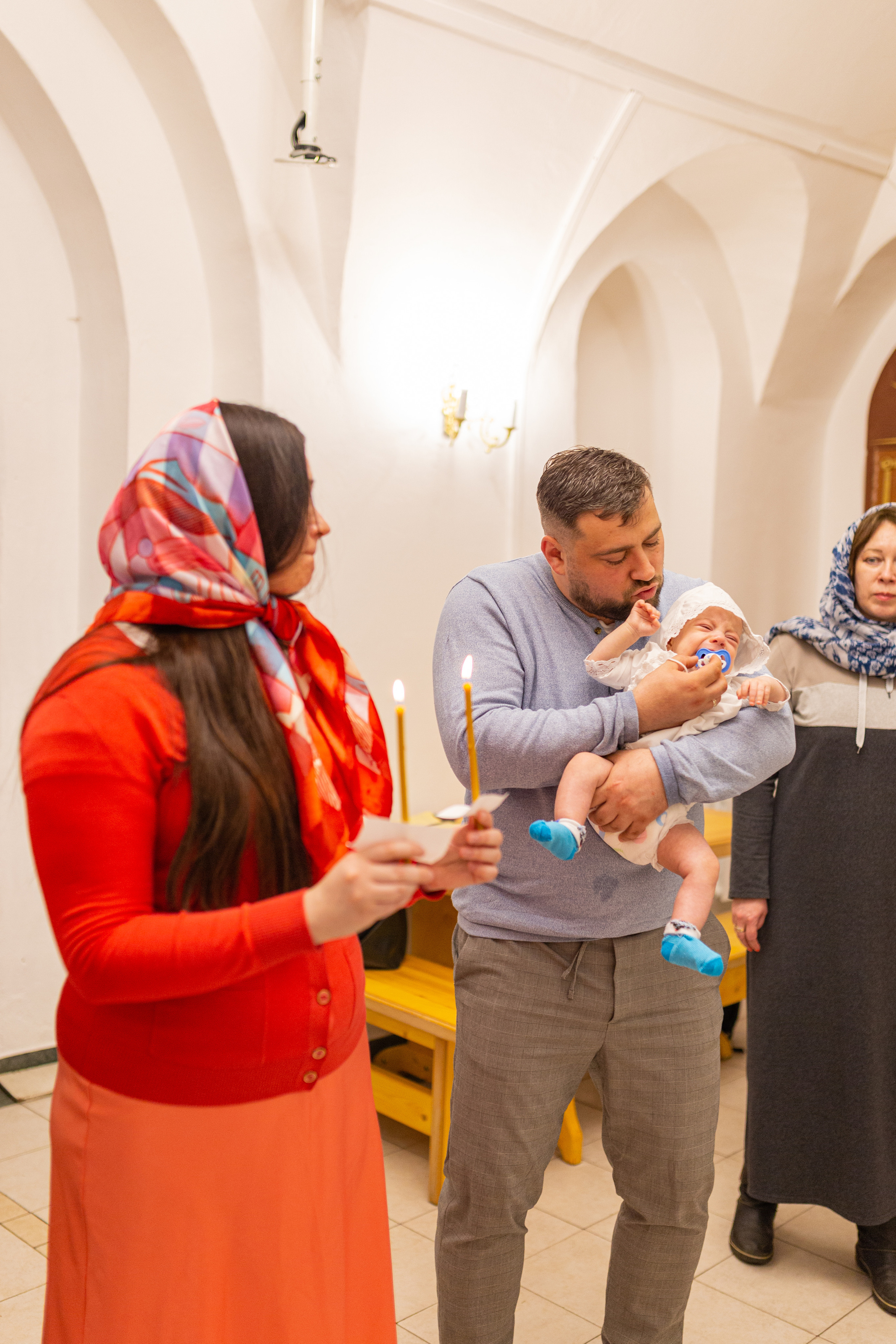 Таинство крещения Кирилла. Свадебный и семейный фотограф в Калуге Александра Борис