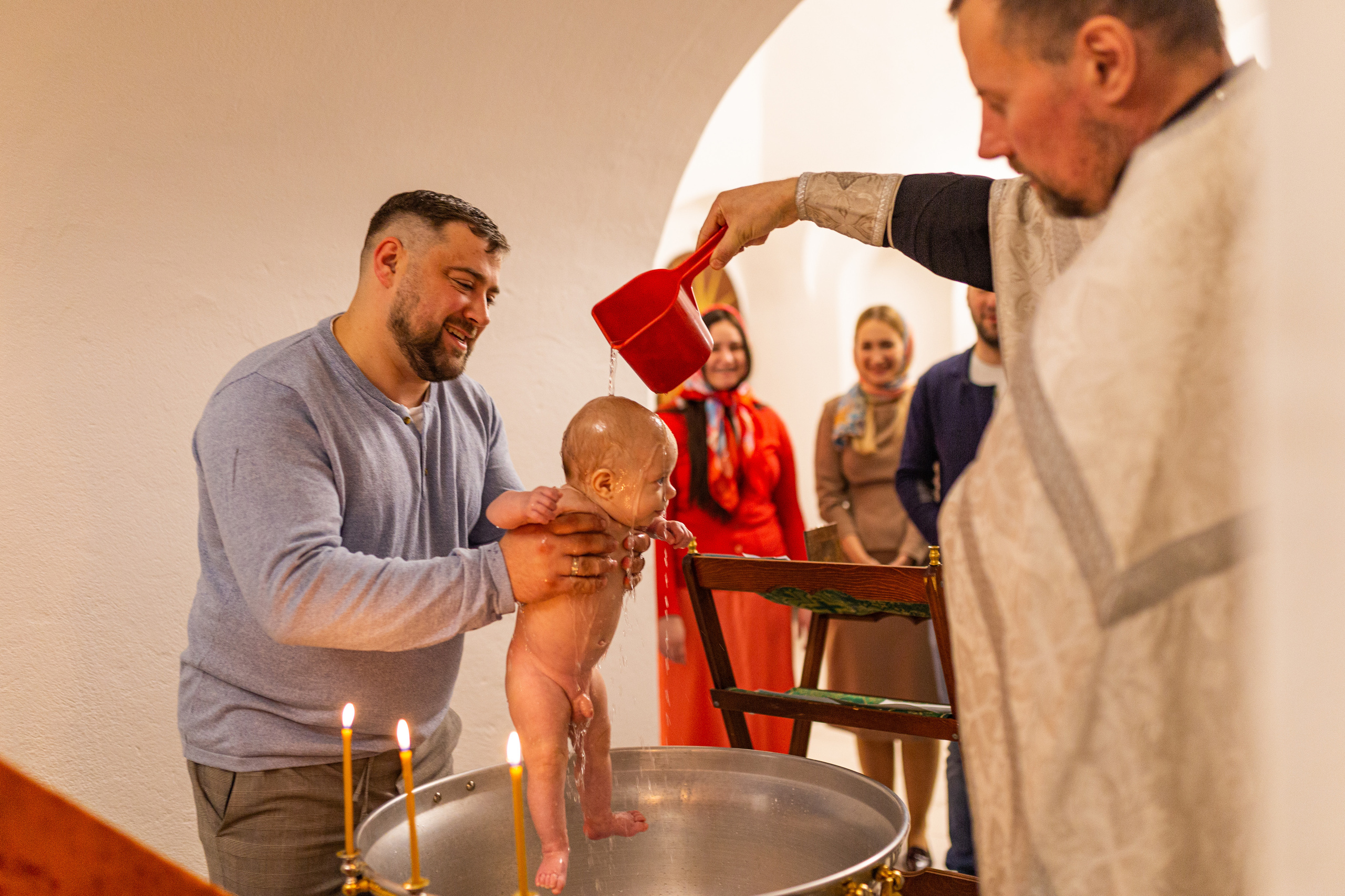 Таинство крещения Кирилла. Свадебный и семейный фотограф в Калуге Александра Борис